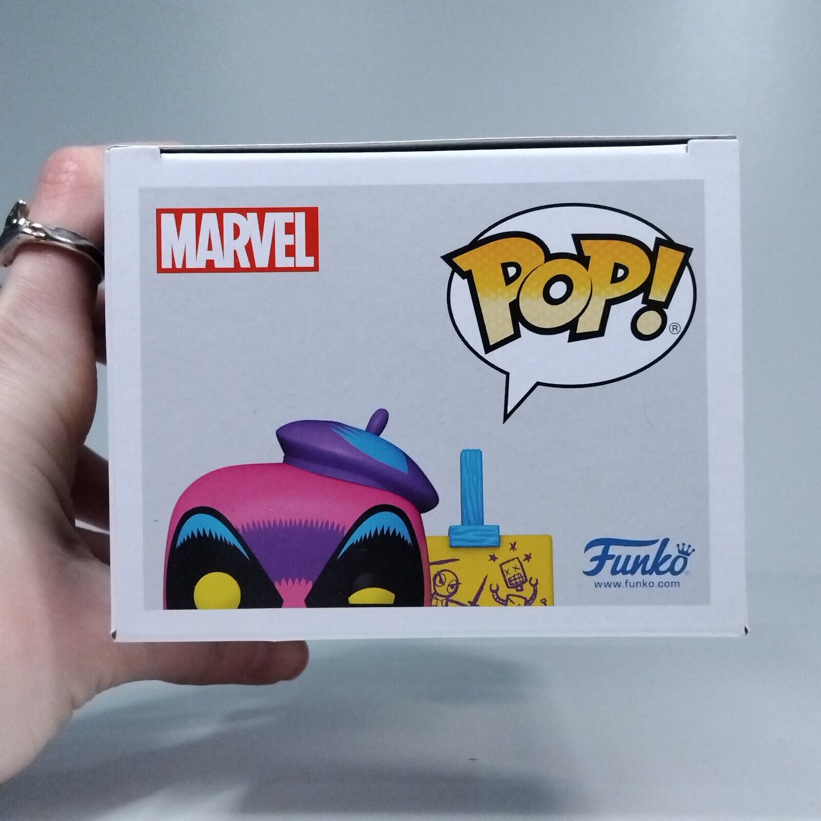 Funko Pop! Marvel Deadpool Blacklight Artist Deadpool Special Edition #887