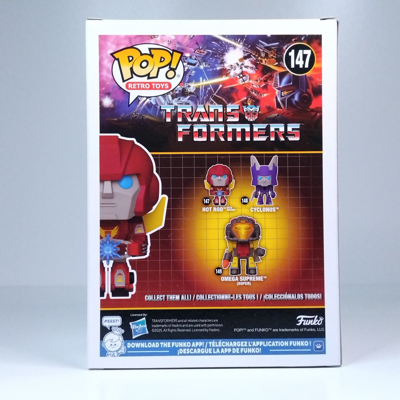 Funko Pop! Retro Toys Transformers Hot Rod with Matrix #147
