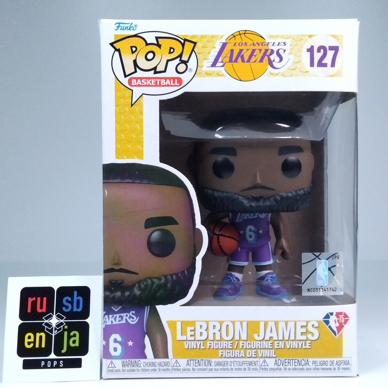 Funko Pop! Sports Basketball NBA LA Lakers LeBron James #127