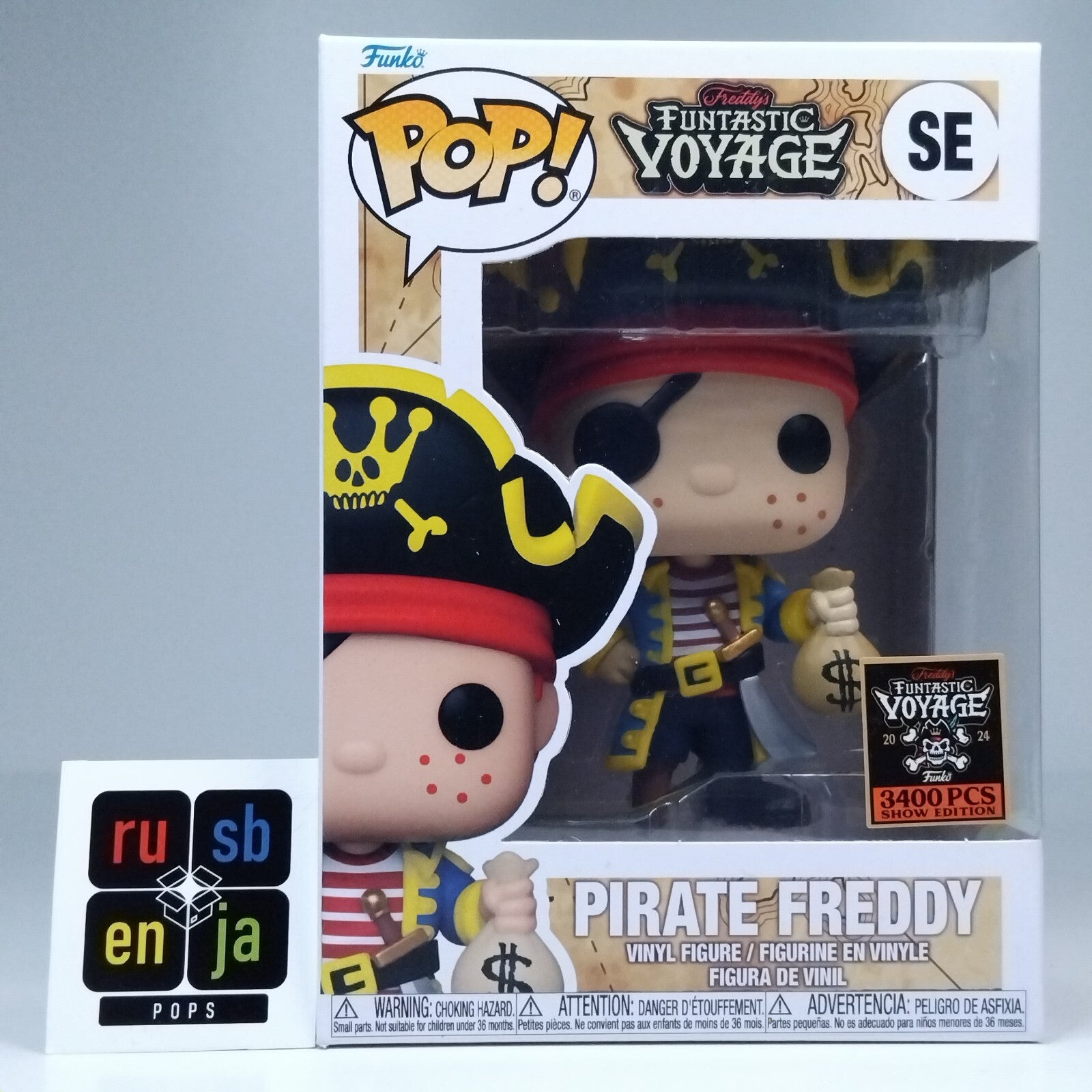Funko Pop! Fundays Voyage Freddy Funko Pirate Freddy 3,400 Pcs #SE
