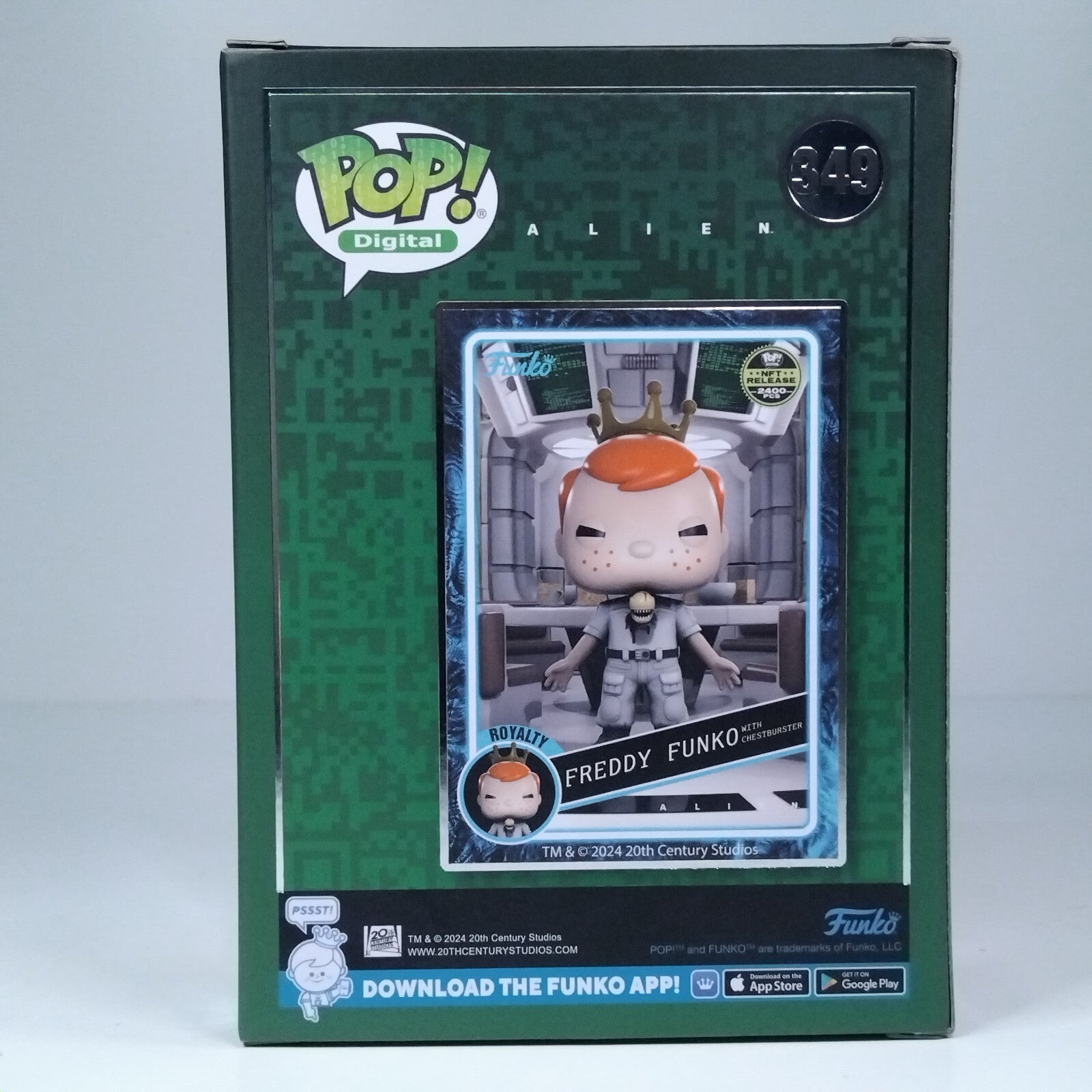 Funko Pop! Digital Movies Alien Freddy Funko with Chestbuster 2,400 Pcs #349