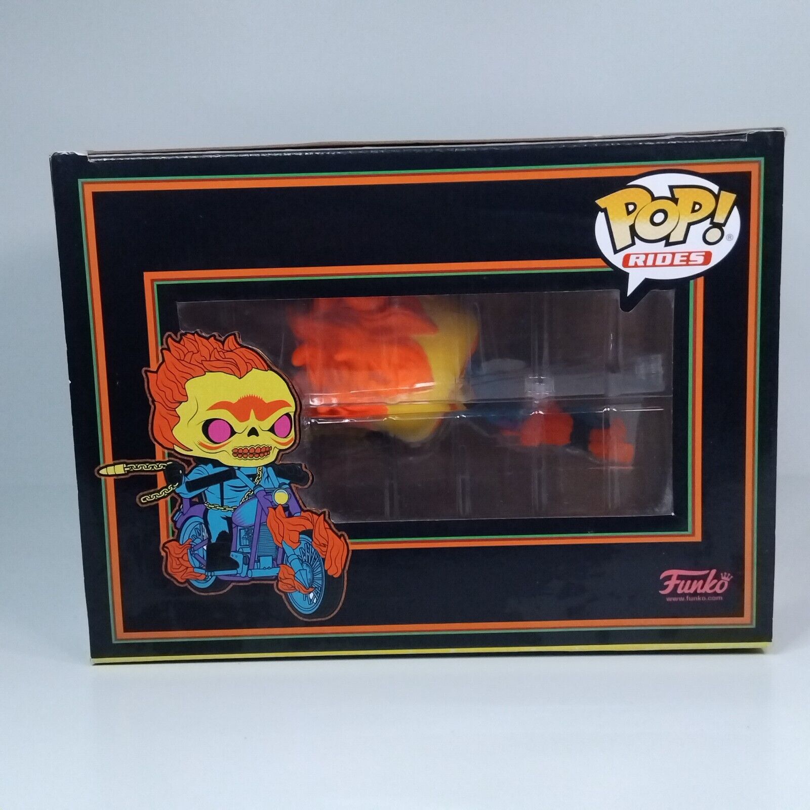 Funko Pop! Marvel Rides Blacklight Ghost Rider Exclusive #33