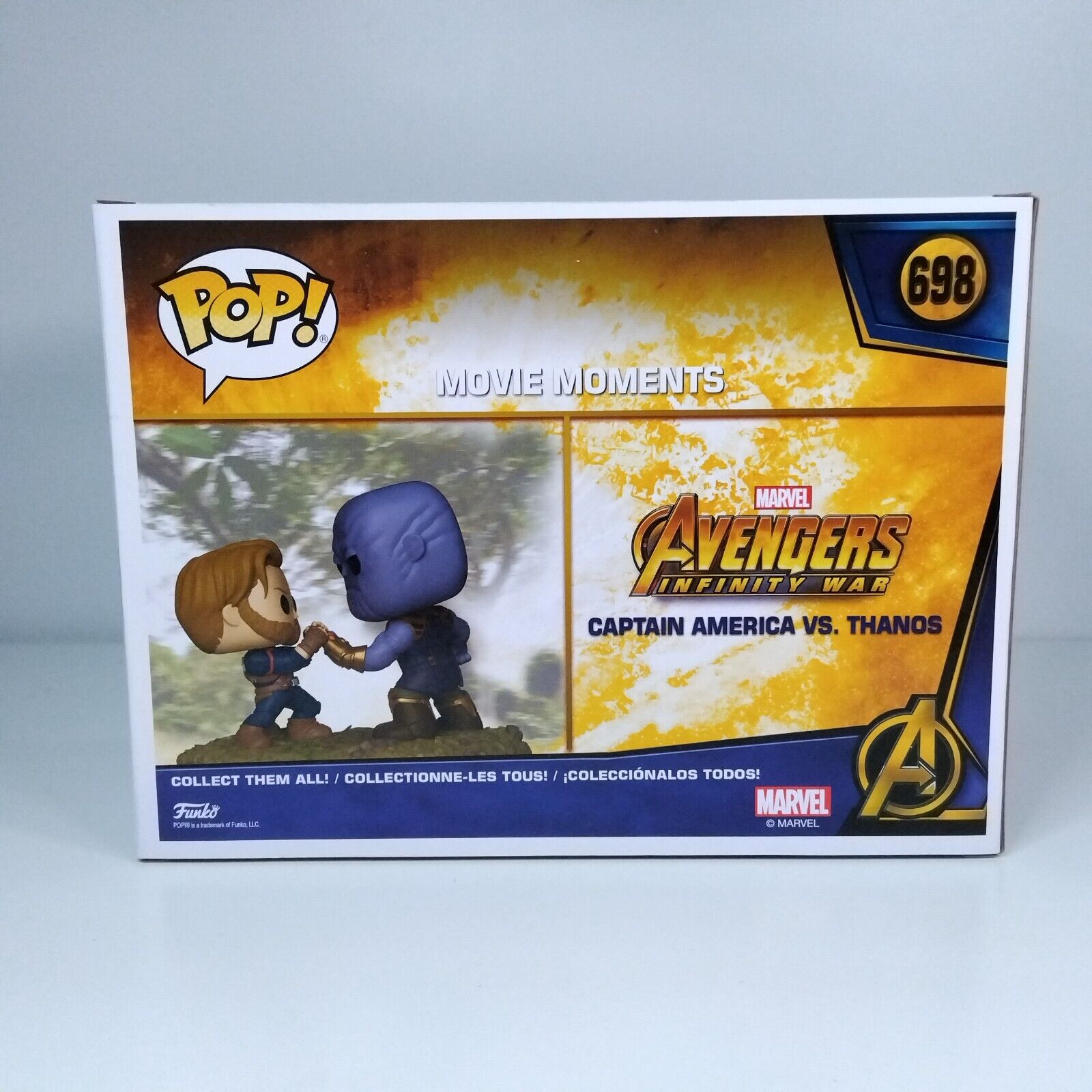 Funko Pop! Marvel Avengers Infinity War Captain America vs. Thanos #698