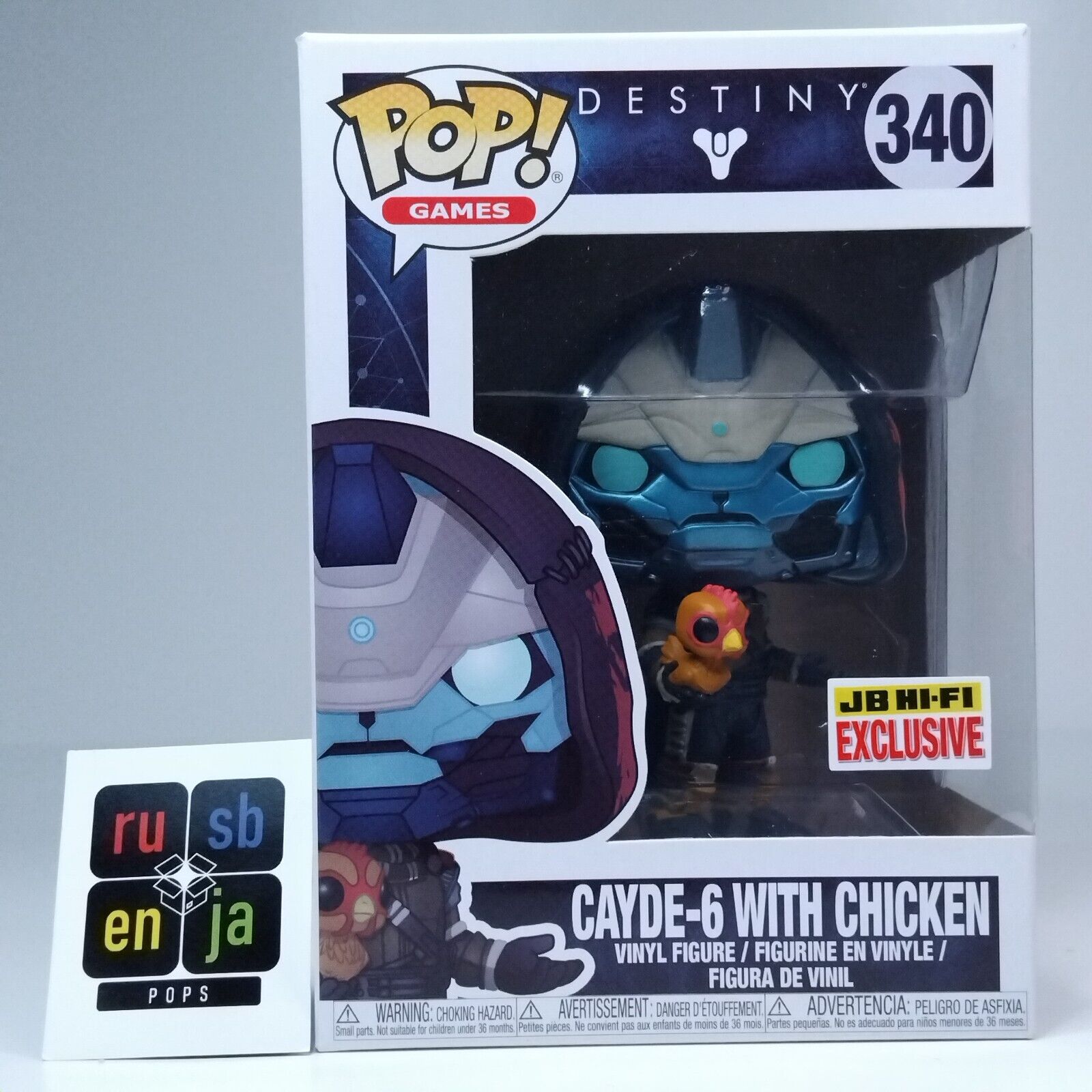 Funko Pop! Games Destiny Cayde-6 with Chicken JB Hi-Fi Exclusive #340