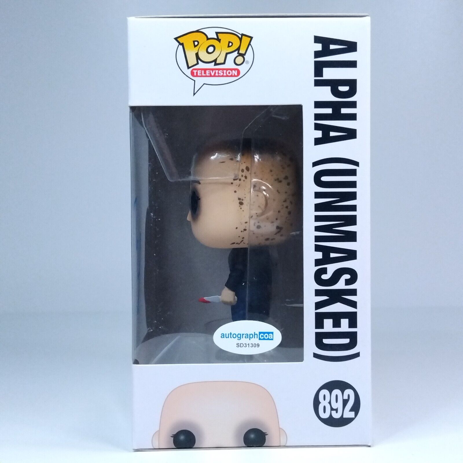 Funko Pop! TV The Walking Dead TWD Alpha Signed Samantha Morton COA #892 WS