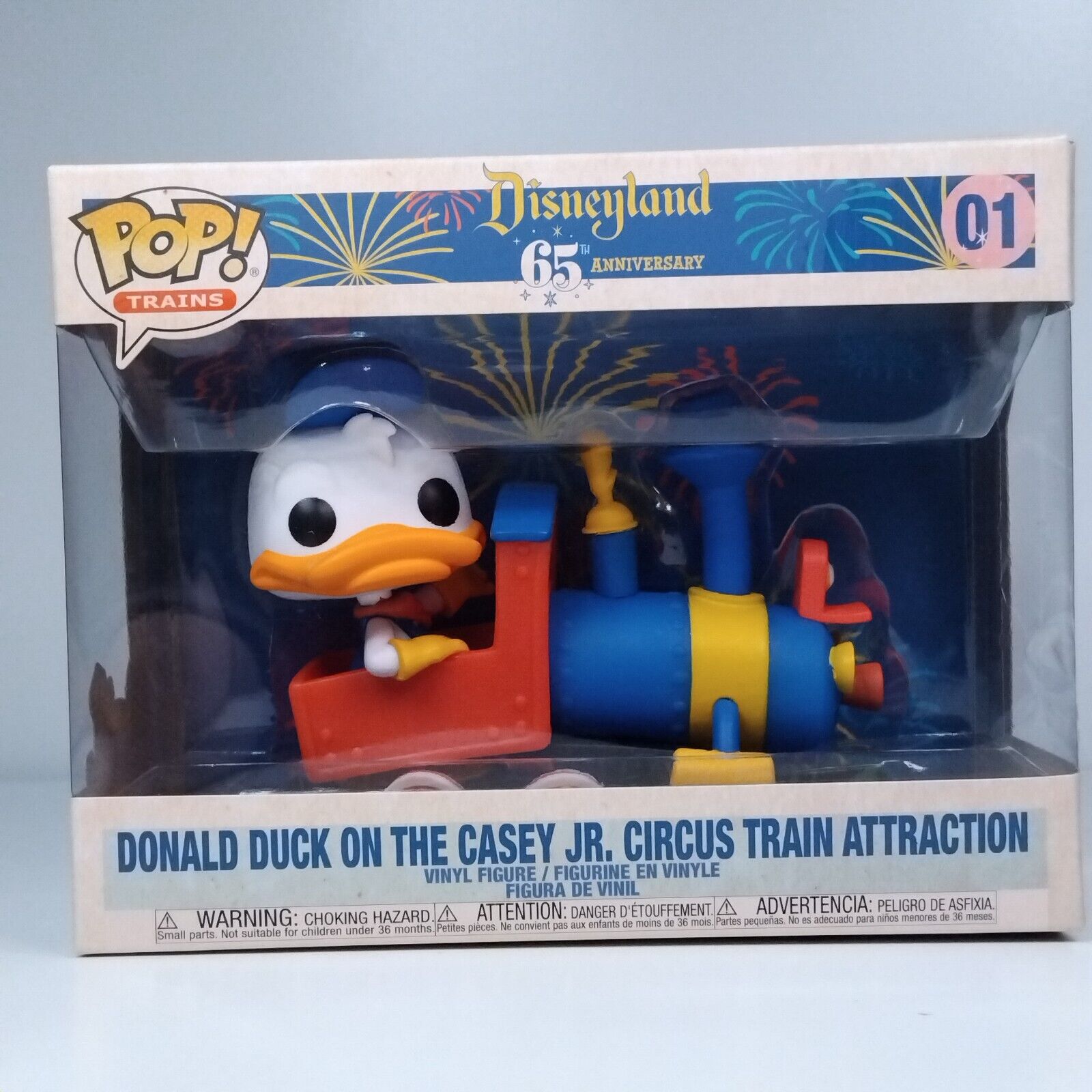 Funko Pop! Disney Disneyland Resort Trains Donald Duck Casey Jr. Circus #01