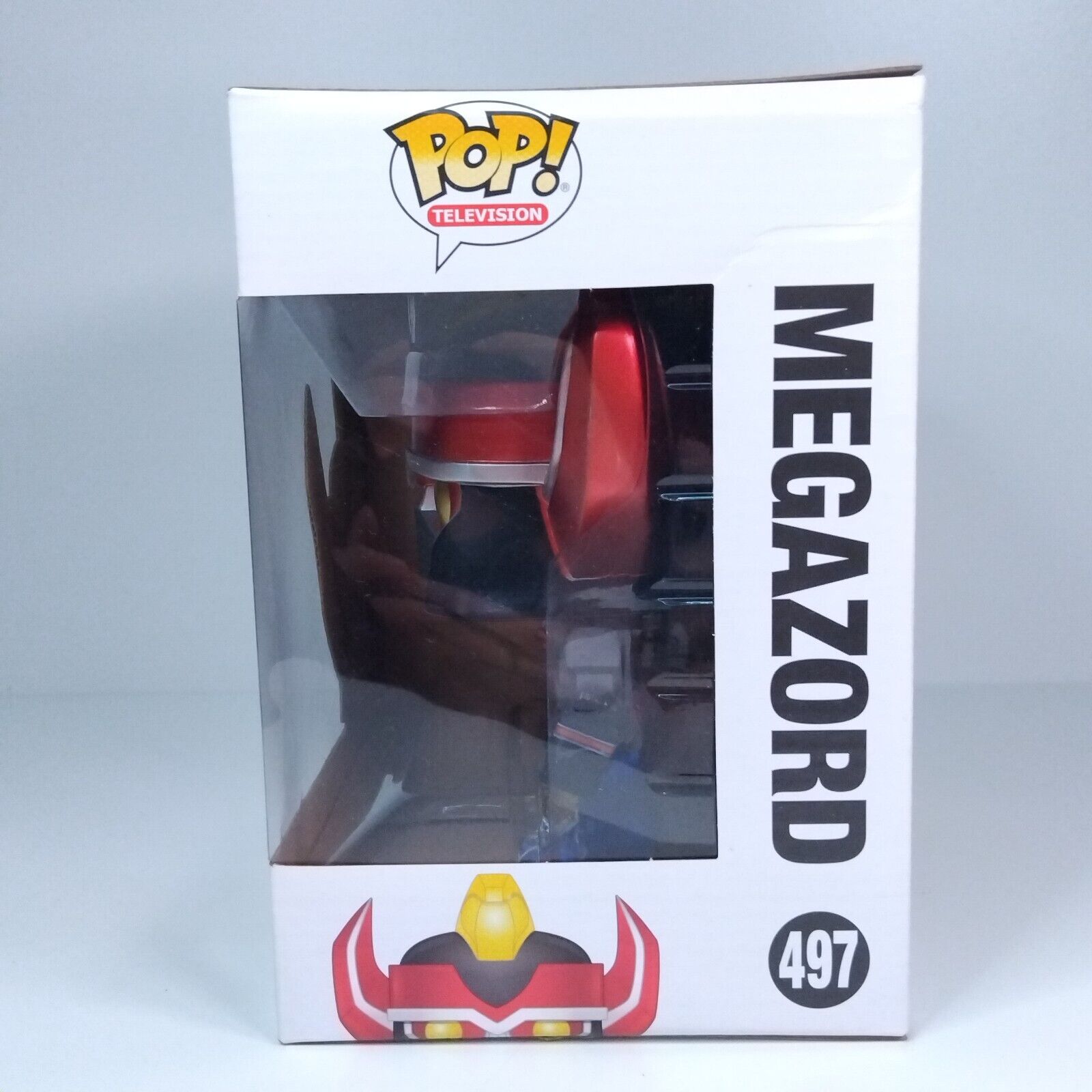 Funko Pop! TV Retro Power Rangers Megazord Metallic 6" Inch #497