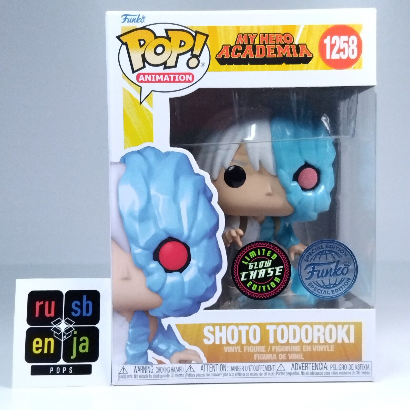 Funko Pop! Anime MHA My Hero Academia Shoto Todoroki Glow Chase #1258