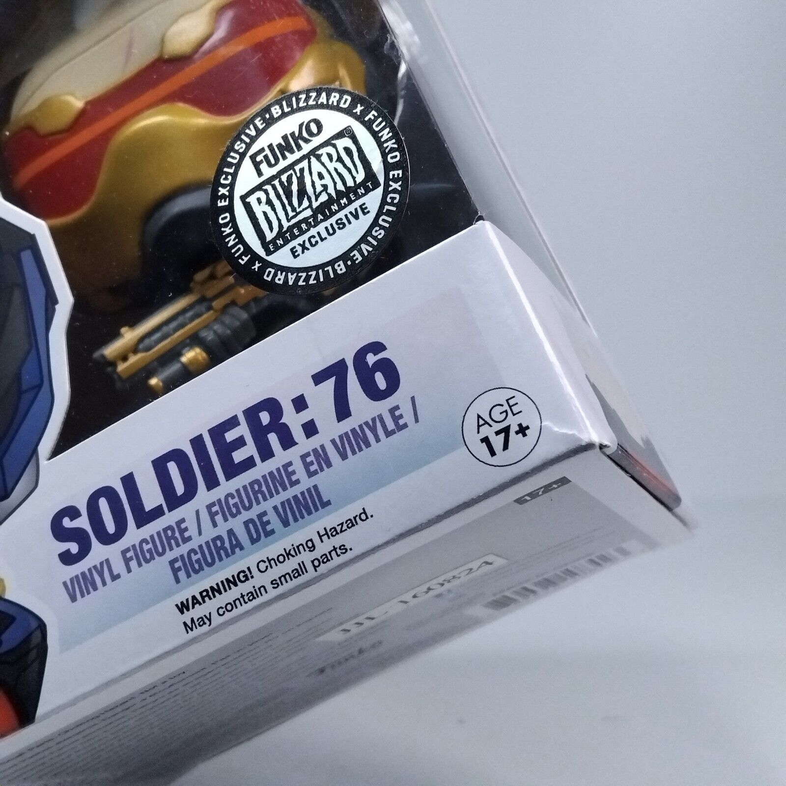 Funko Pop! Games Overwatch Soldier:76 Gold Blizzard Exclusive #96