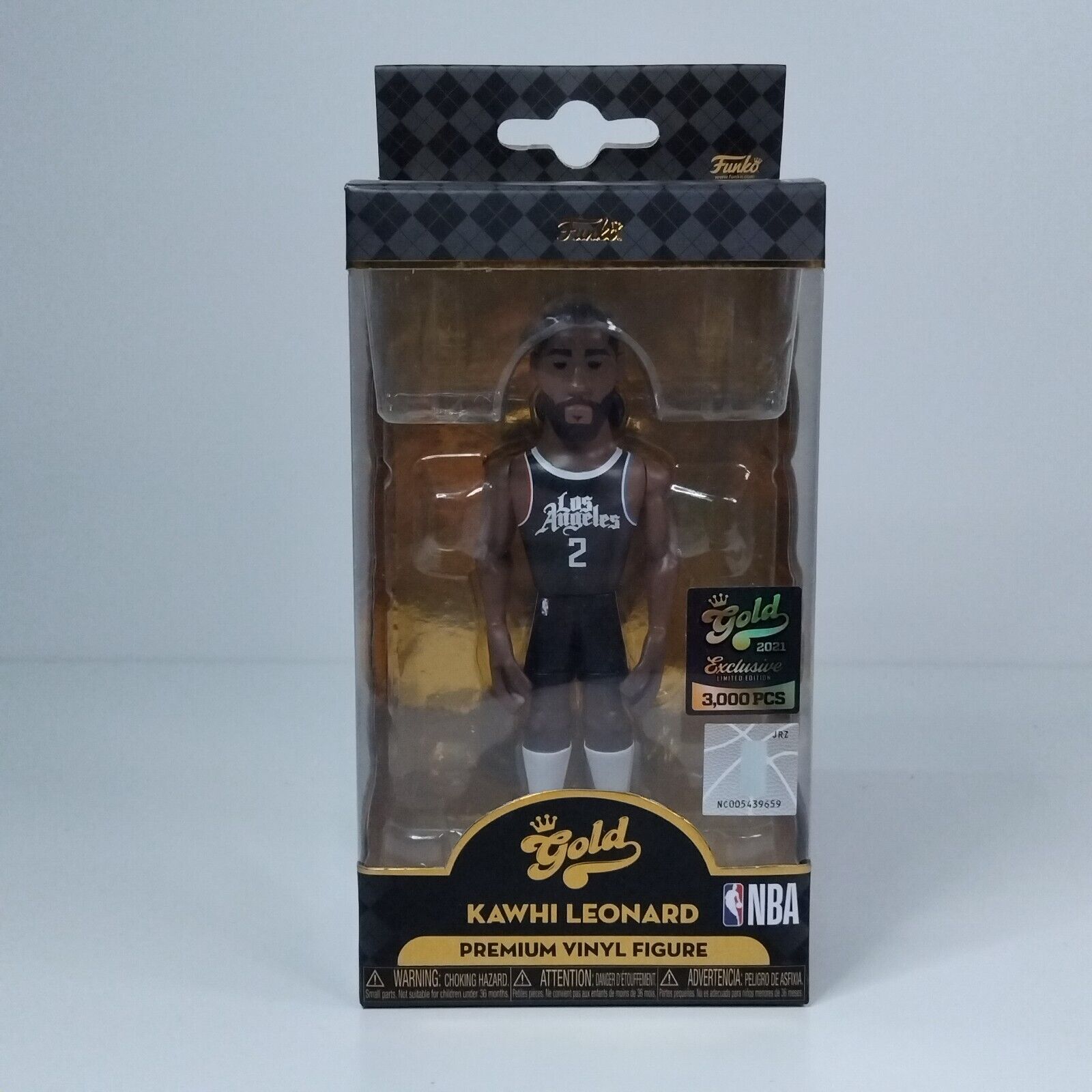 Funko Pop! Sports NBA Basketball Gold Kawhi Leonard 3,000 Pcs