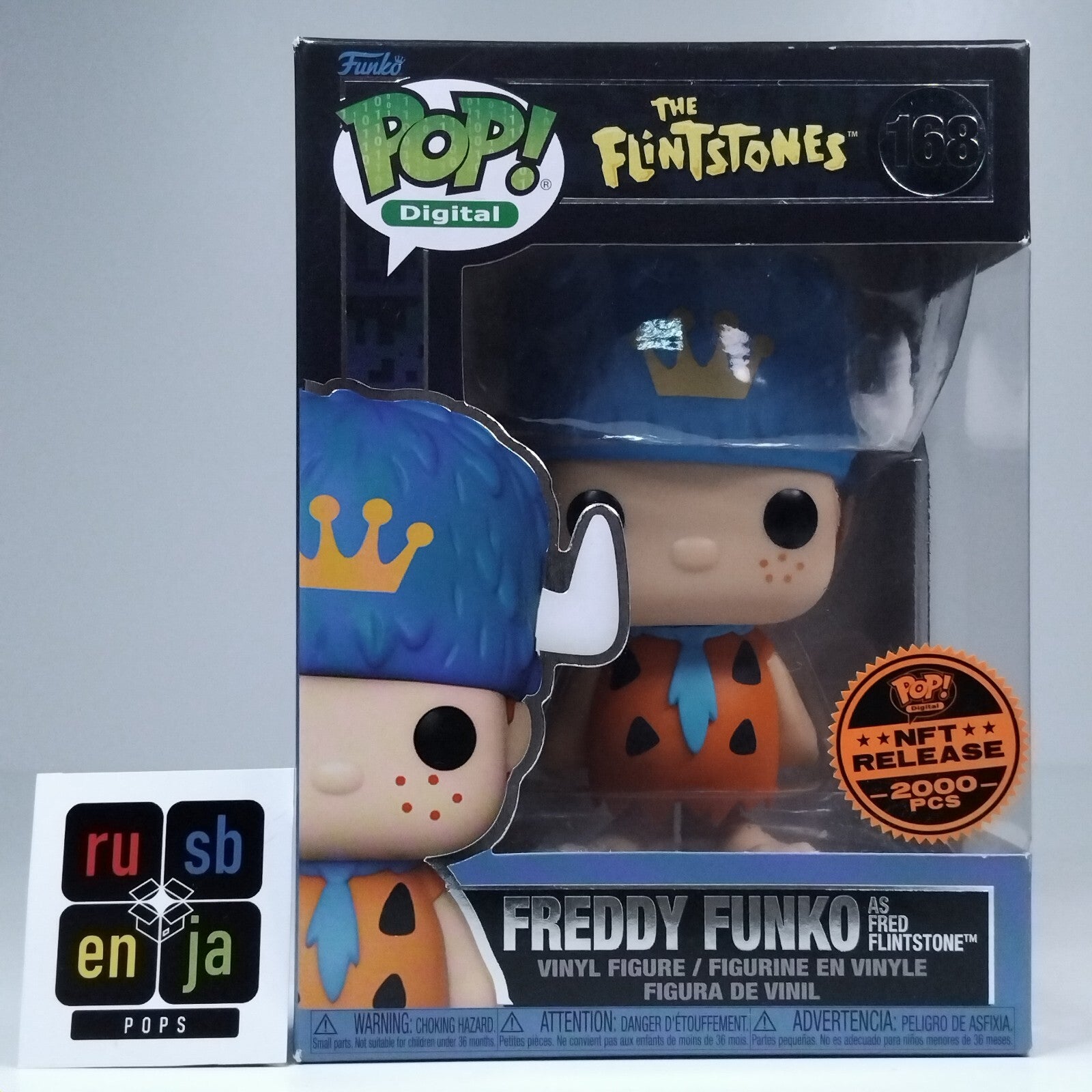 Funko Pop! Digital Animation Freddy Funko as Fred Flintstones 2,000 Pcs #168