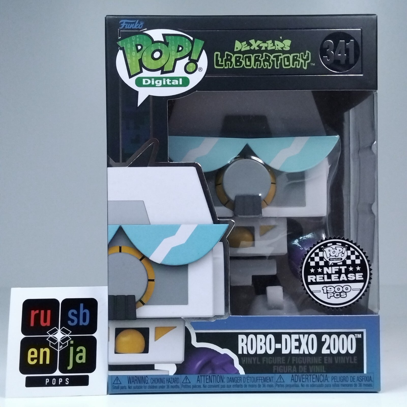 Funko Pop! Digital Animation Dexter's Laboratory Robo-Dexo 2000 1,900 Pcs #341