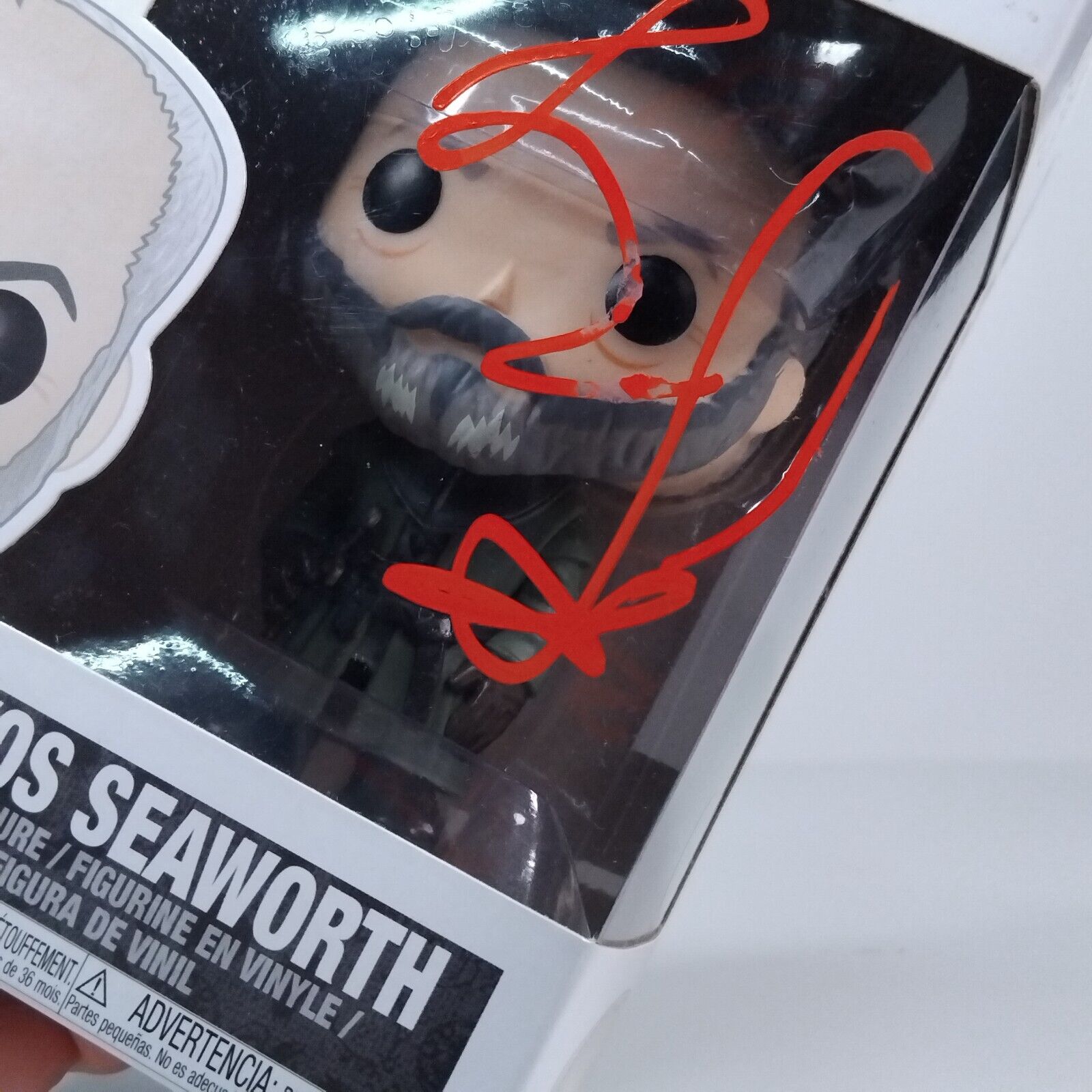 Funko Pop! TV Game of Thrones Davos Seaworth Signed Liam Cunningham COA #62 WS