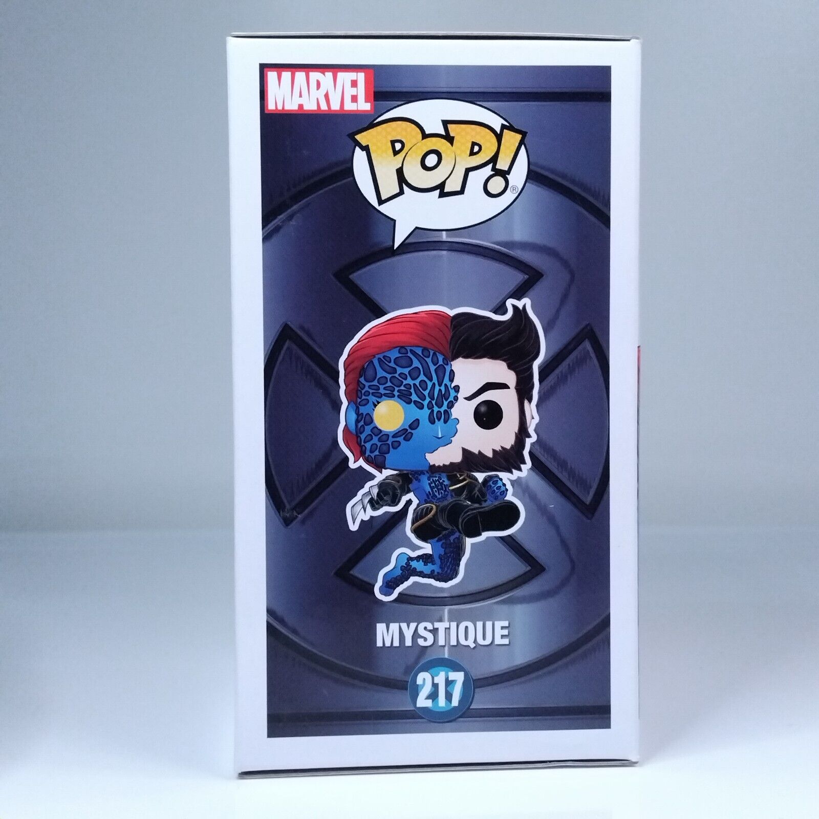 Funko Pop! Marvel X-Men Mystique Signed Rebecca Romjin COA #217 WS