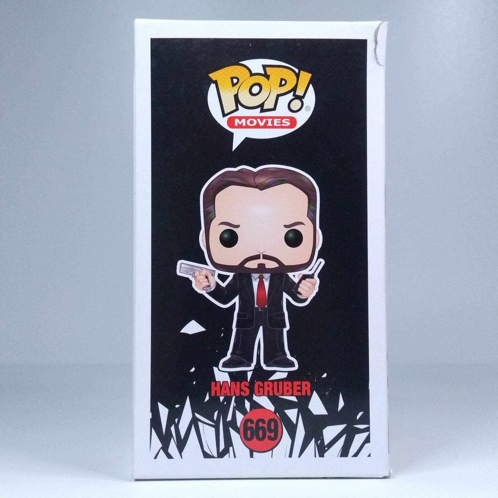 Funko Pop! Movies Die Hard Hans Gruber #669 BOX DAMAGE