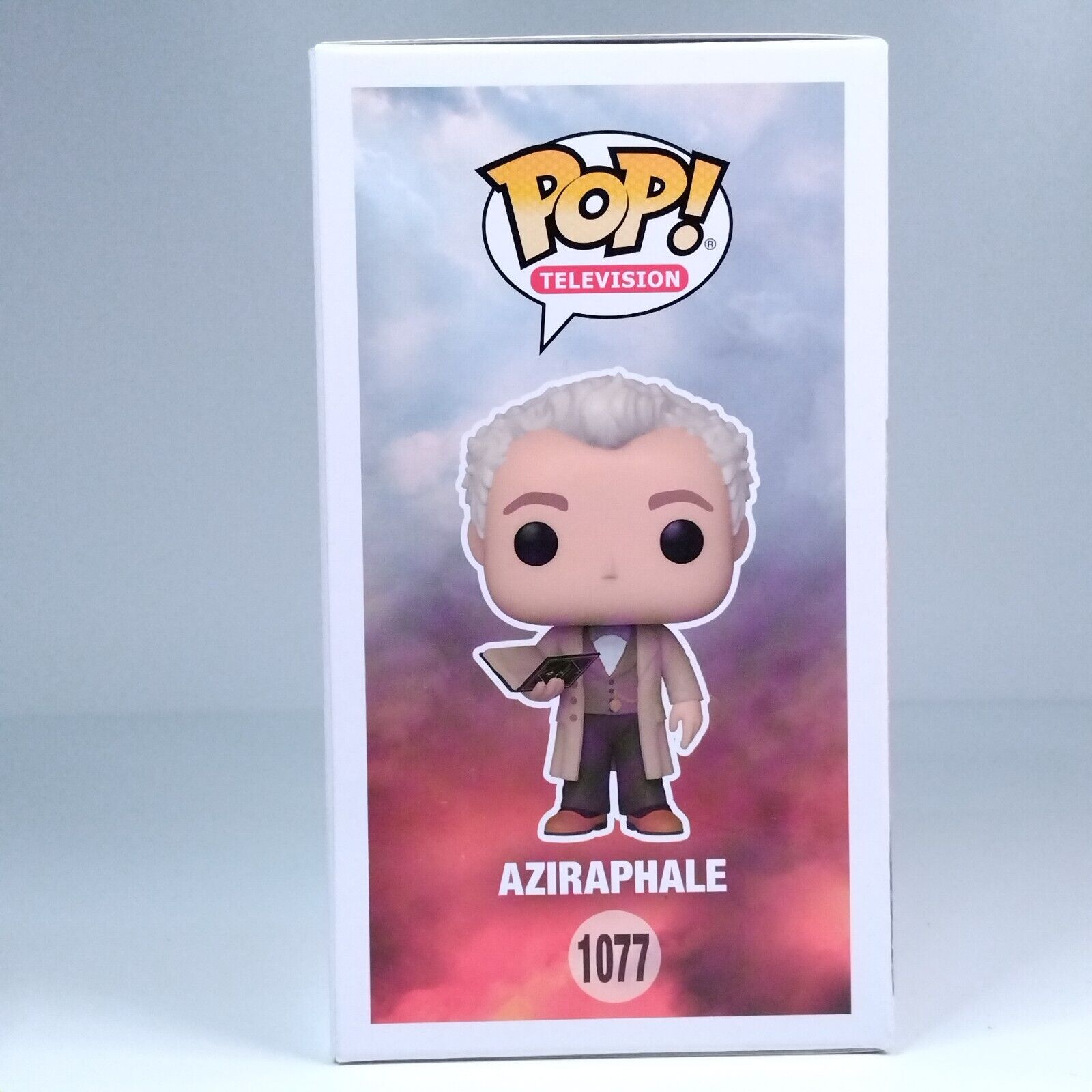 Funko Pop! TV Good Omens Aziraphale Signed Michael Sheen COA #1077 WS