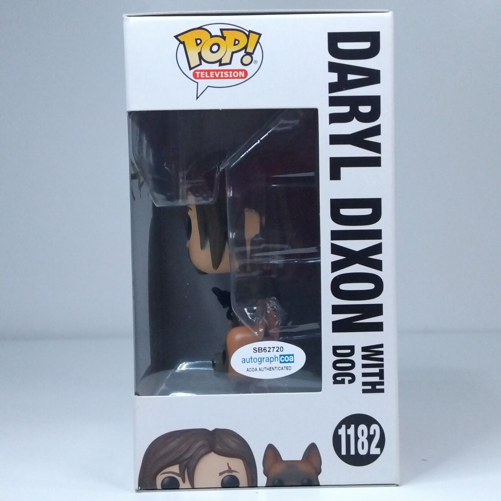 Funko Pop! TV TWD The Walking Dead Daryl Dixon Signed Norman Reedus COA #1182 WS