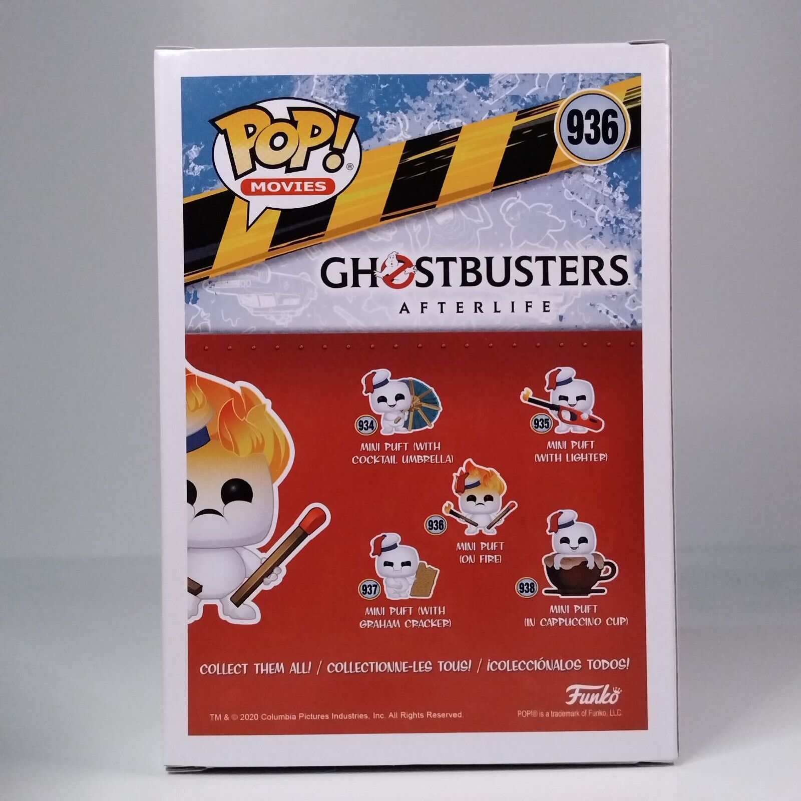 Funko Pop! Movies Ghostbusters Afterlife Mini Puft on Fire Glow Edition #936