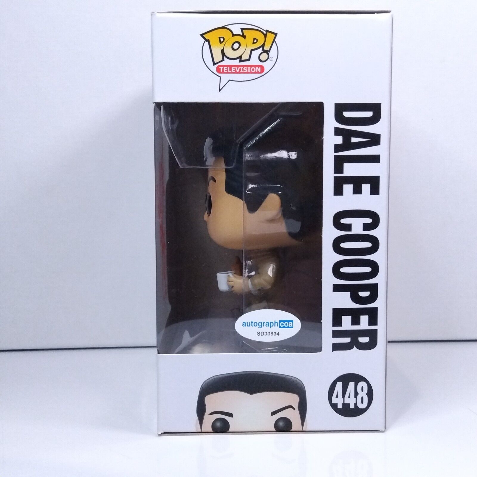 Funko Pop! TV Twin Peaks Dale Cooper Signed Kyle MacLachlan COA #448 WS