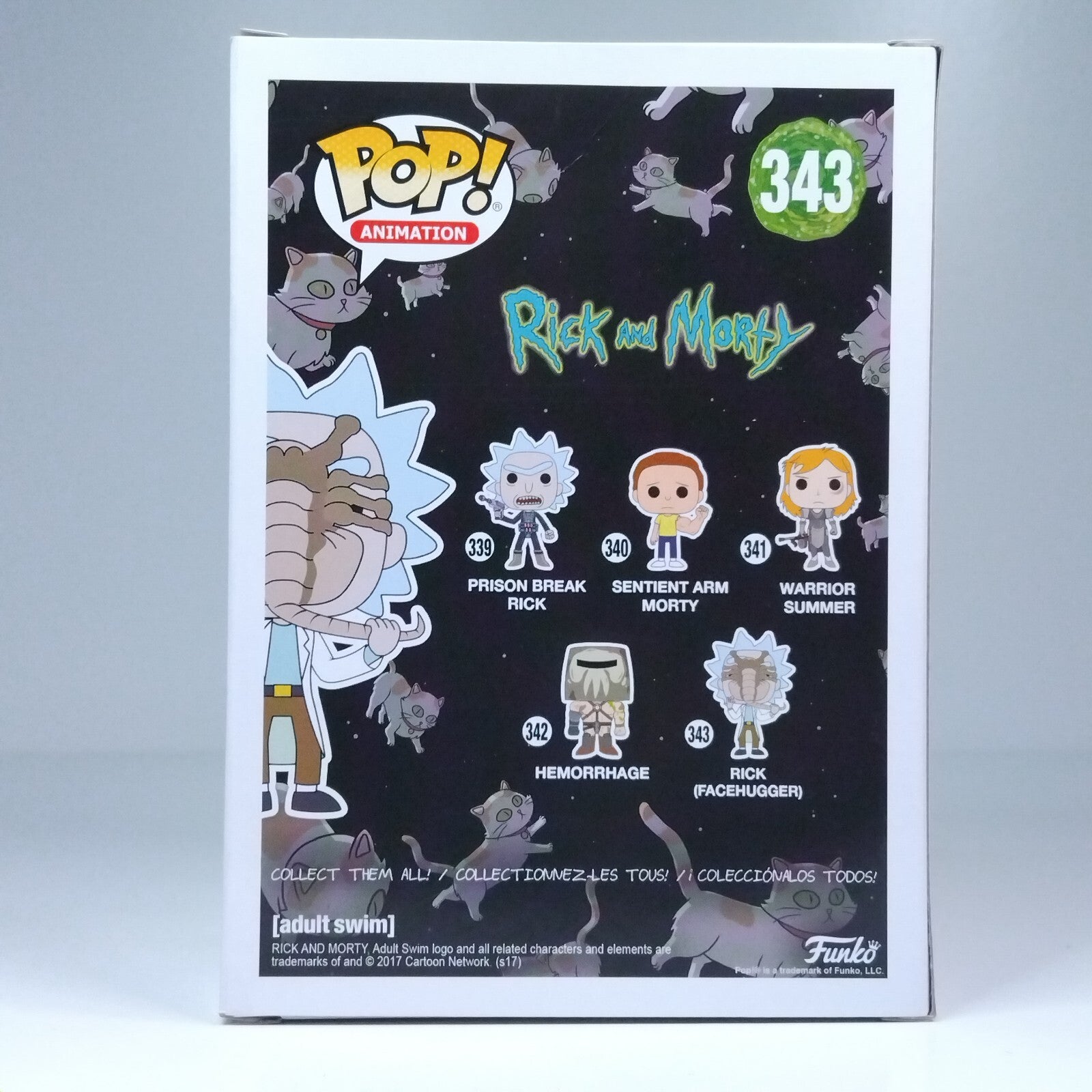 Funko Pop! Animation Rick and Morty - Rick Facehugger Gamestop Exclusive #343