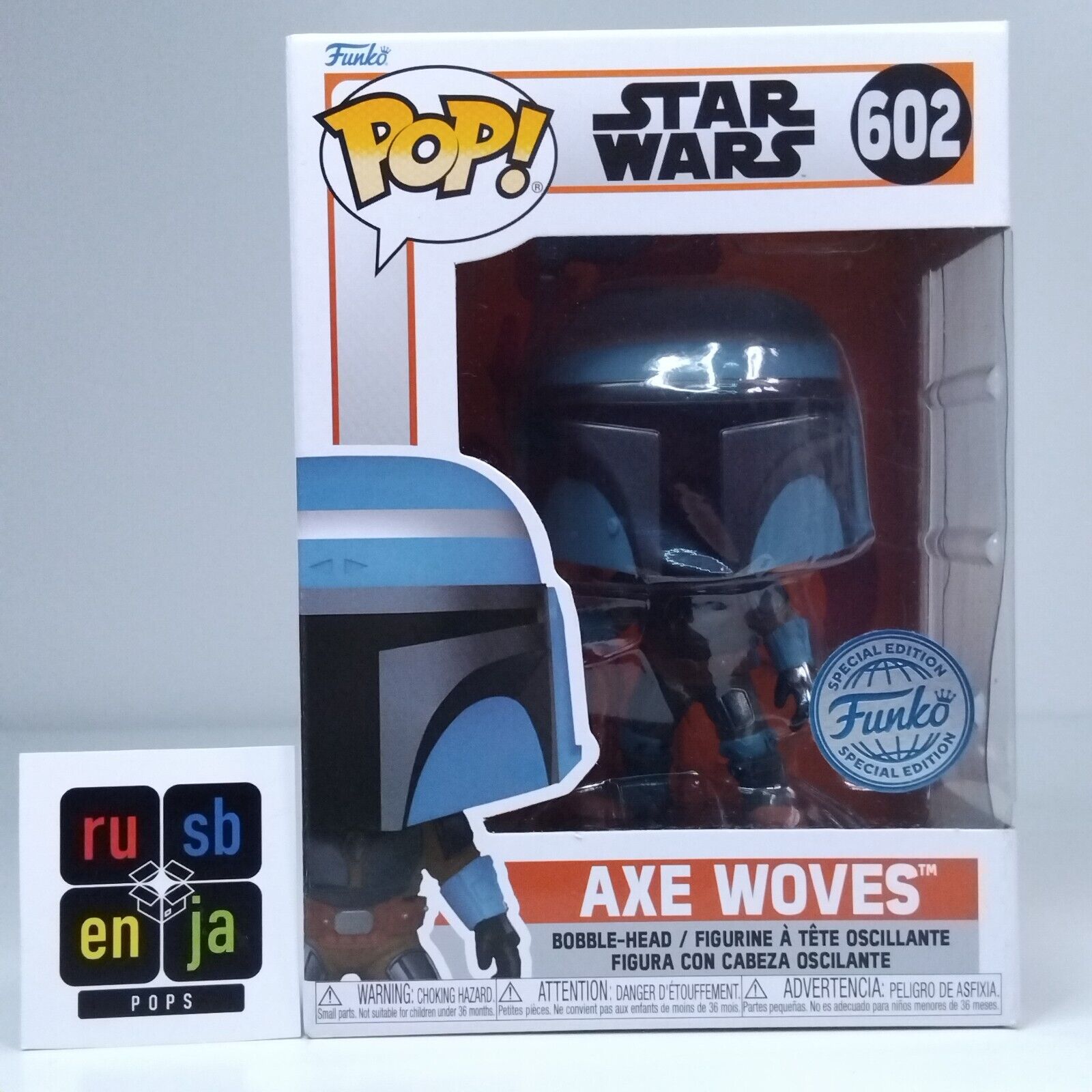 Funko Pop! Star Wars The Mandalorian Axe Woves Special Edition #602