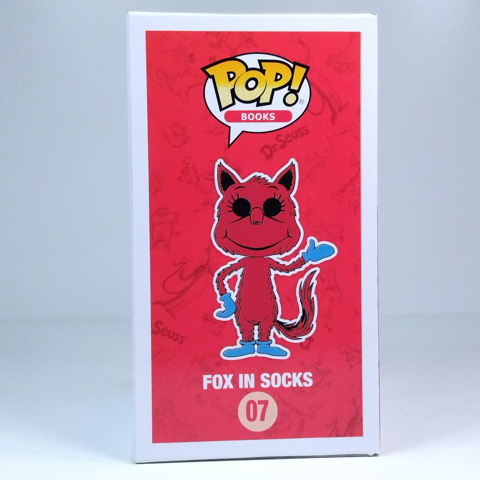 Funko Pop! Books Dr Seuss Fox in Socks Flocked Exclusive #07