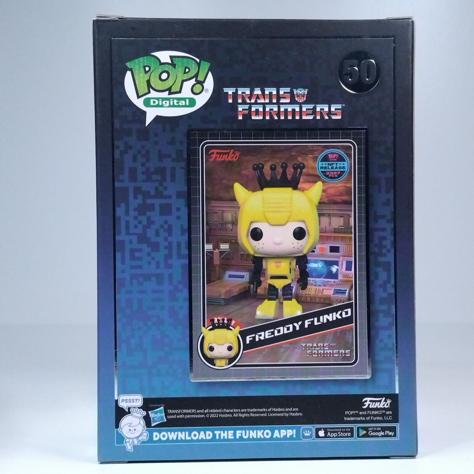 Funko Pop! Digital Retro Toys Transformers Freddy Funko as Bumblebee 2,397 #50