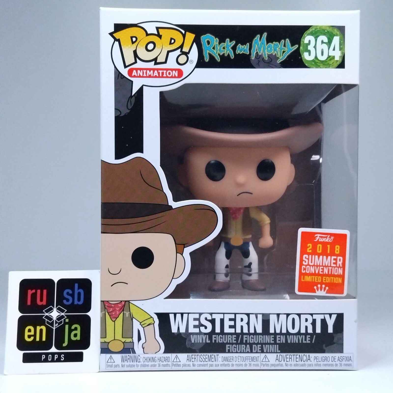 Funko Pop! Animation Rick and Morty - Western Morty Limited Edition #364