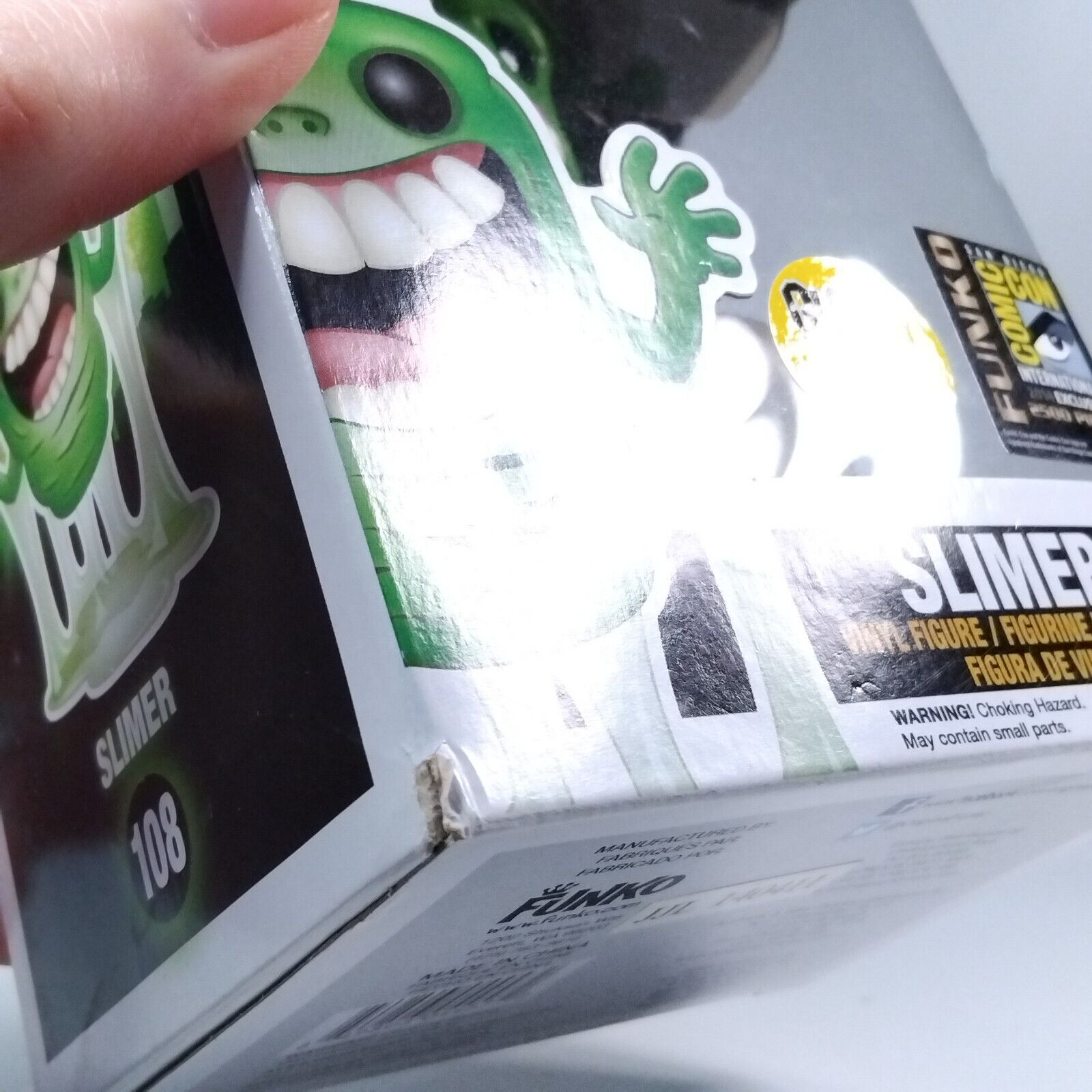 Funko Pop! Movies Ghostbusters Slimer Glows in Dark SDCC 2,500 Pcs #108