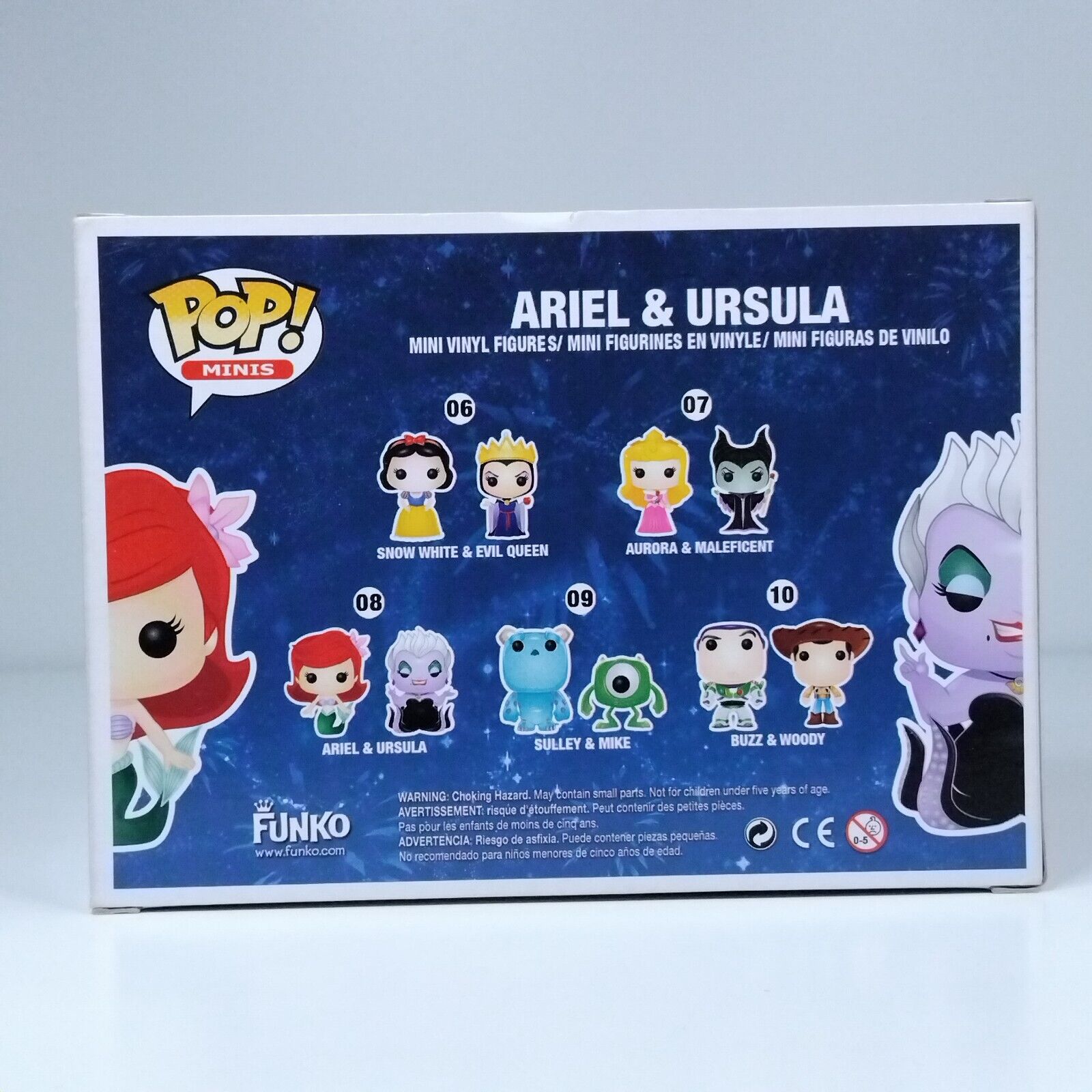 Funko Pop! Minis Disney The Little Mermaid Ariel & Ursula 2 Pack #08