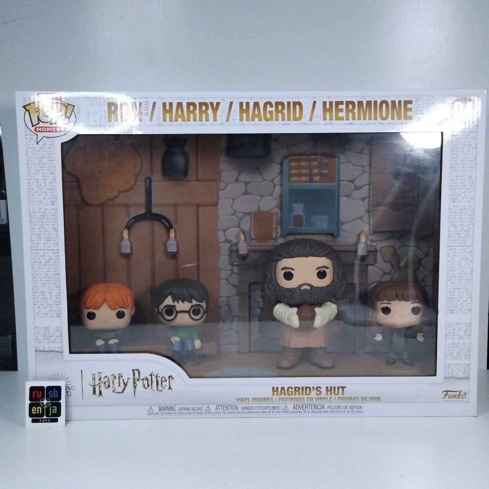 Funko Pop! Harry Potter Hagrids Hut Ron / Harry / Hagrid / Hermione #04