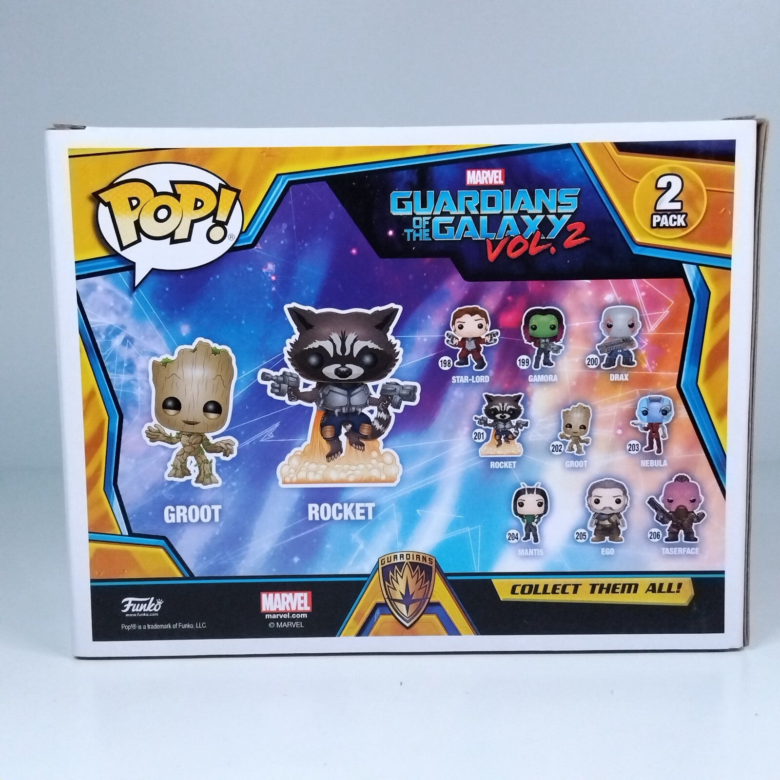 Funko Pop! Marvel Guardians of the Galaxy Groot & Rocket 2 Pack