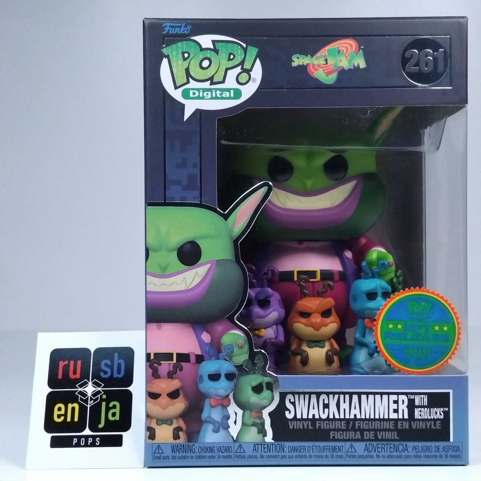 Funko Pop! Digital Animation Space Jam Swackhammer with Nerdlucks 999 Pcs #261