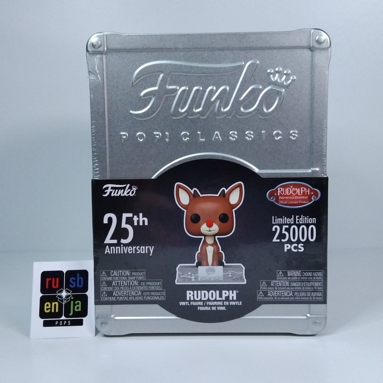 Funko Pop! Classics Vault Tin Animation Rudolph 25,000 Pcs 25th Anniversary #03C