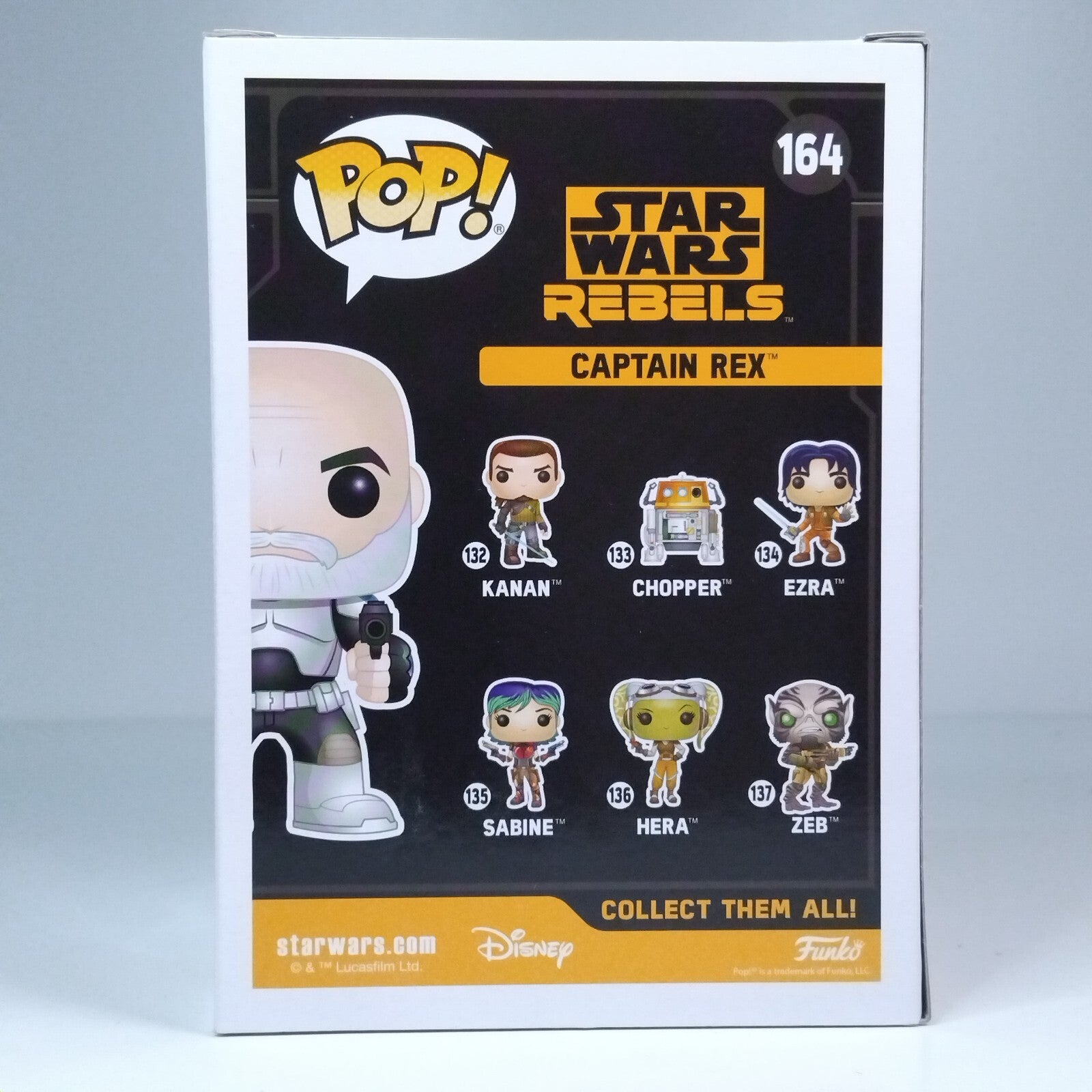 Funko Pop! Star Wars Rebels Captain Rex Smuggler's Exclusive #164