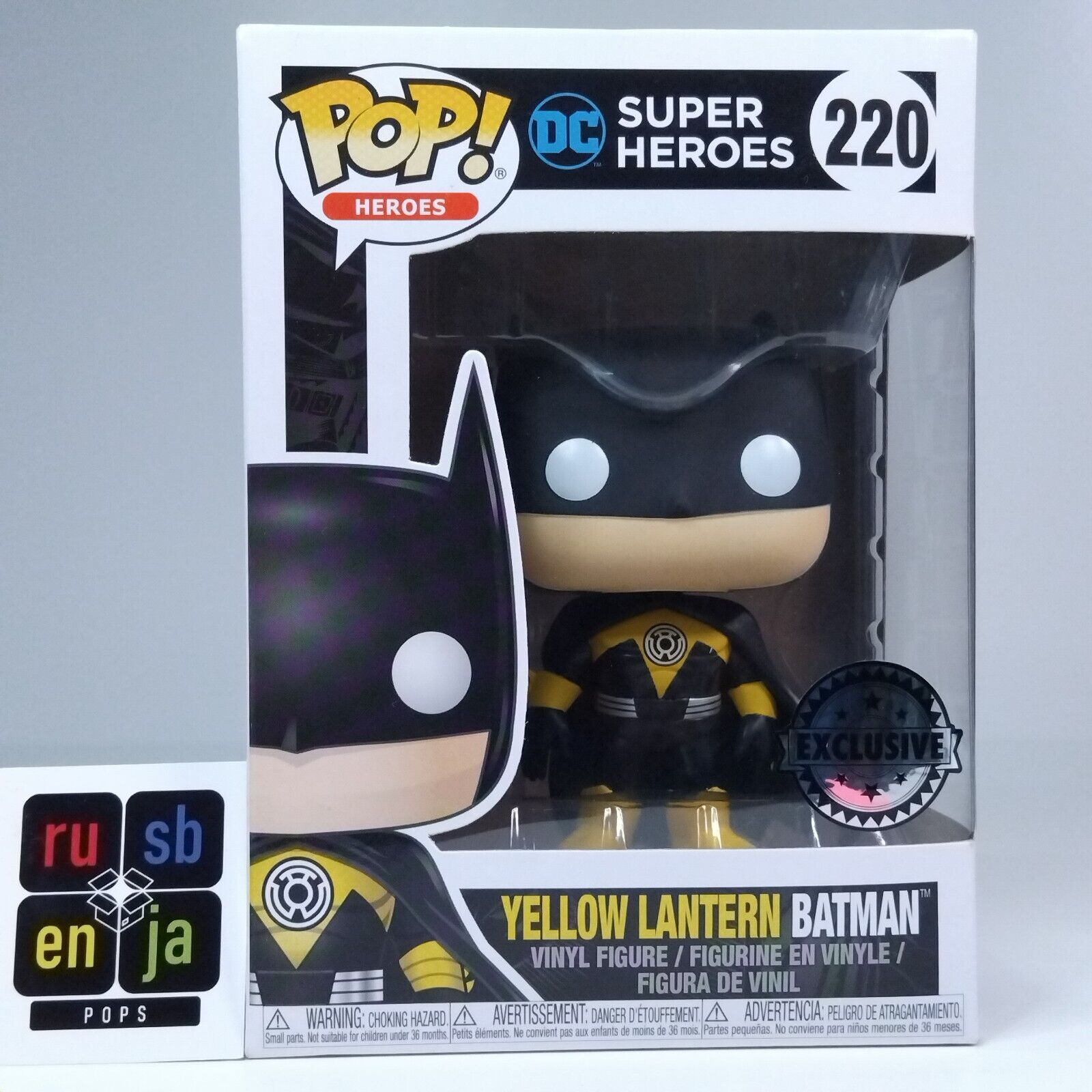 Funko Pop! DC Heroes Yellow Lantern Batman Exclusive #220