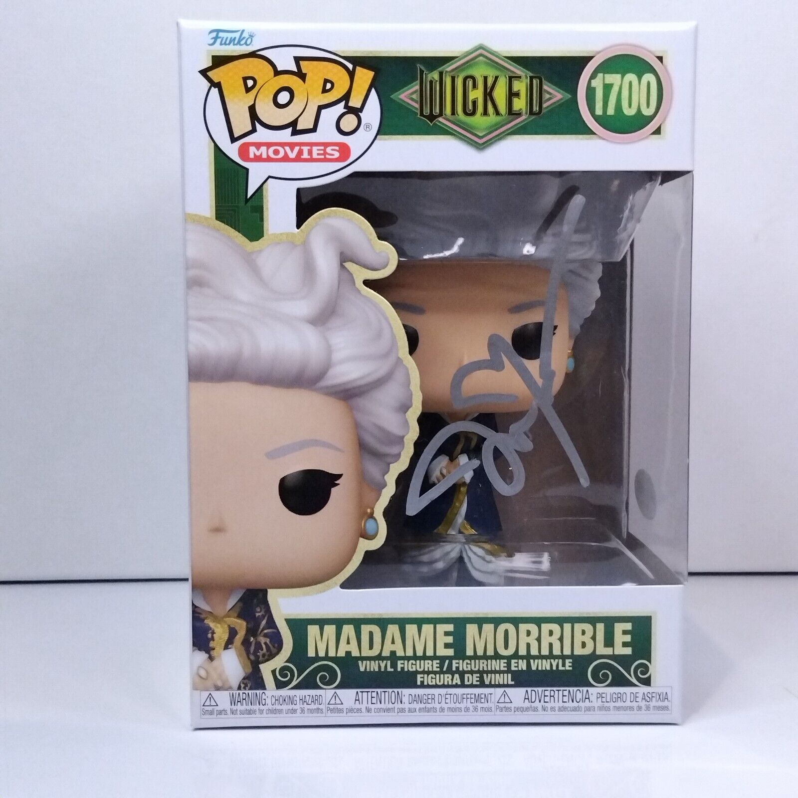 Funko Pop! Movies Wicked Madame Morrible Signed Michelle Yeoh COA #1700 WS