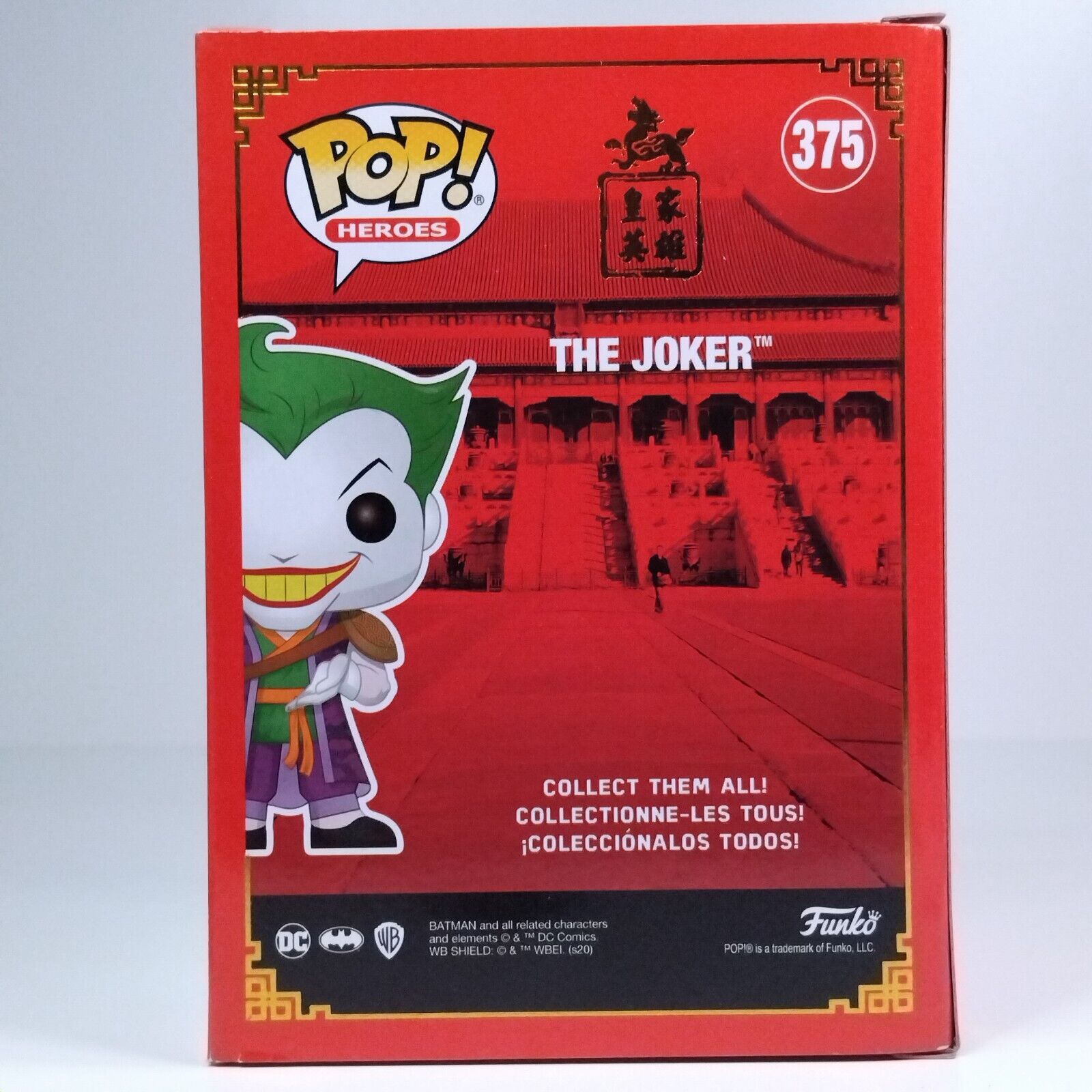 Funko Pop! DC Heroes Imperial Palace The Joker Metallic Limited Edition #375