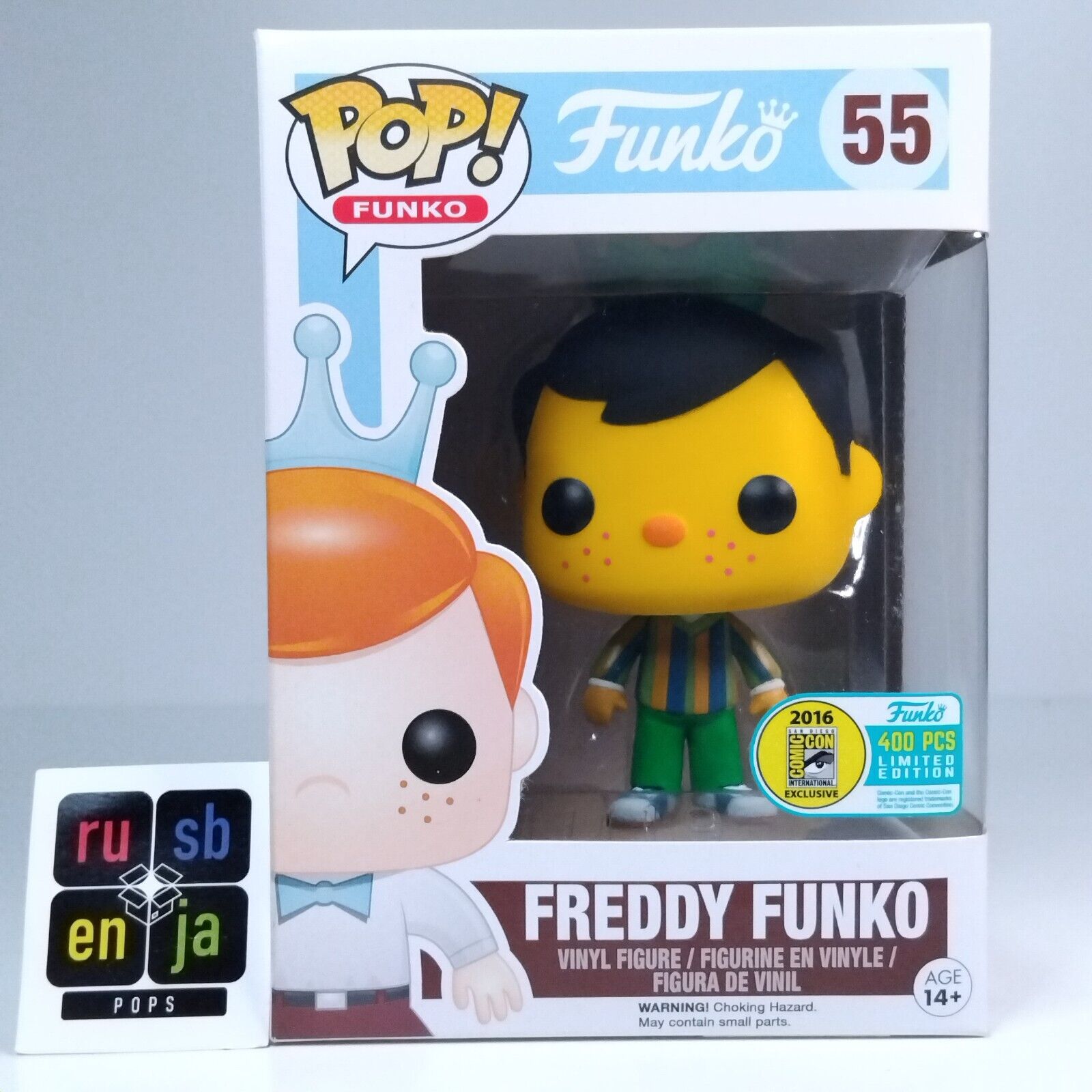 Funko Pop! Sesame Street Freddy Funko as Bert 400 Pcs SDCC Limited Edition #55