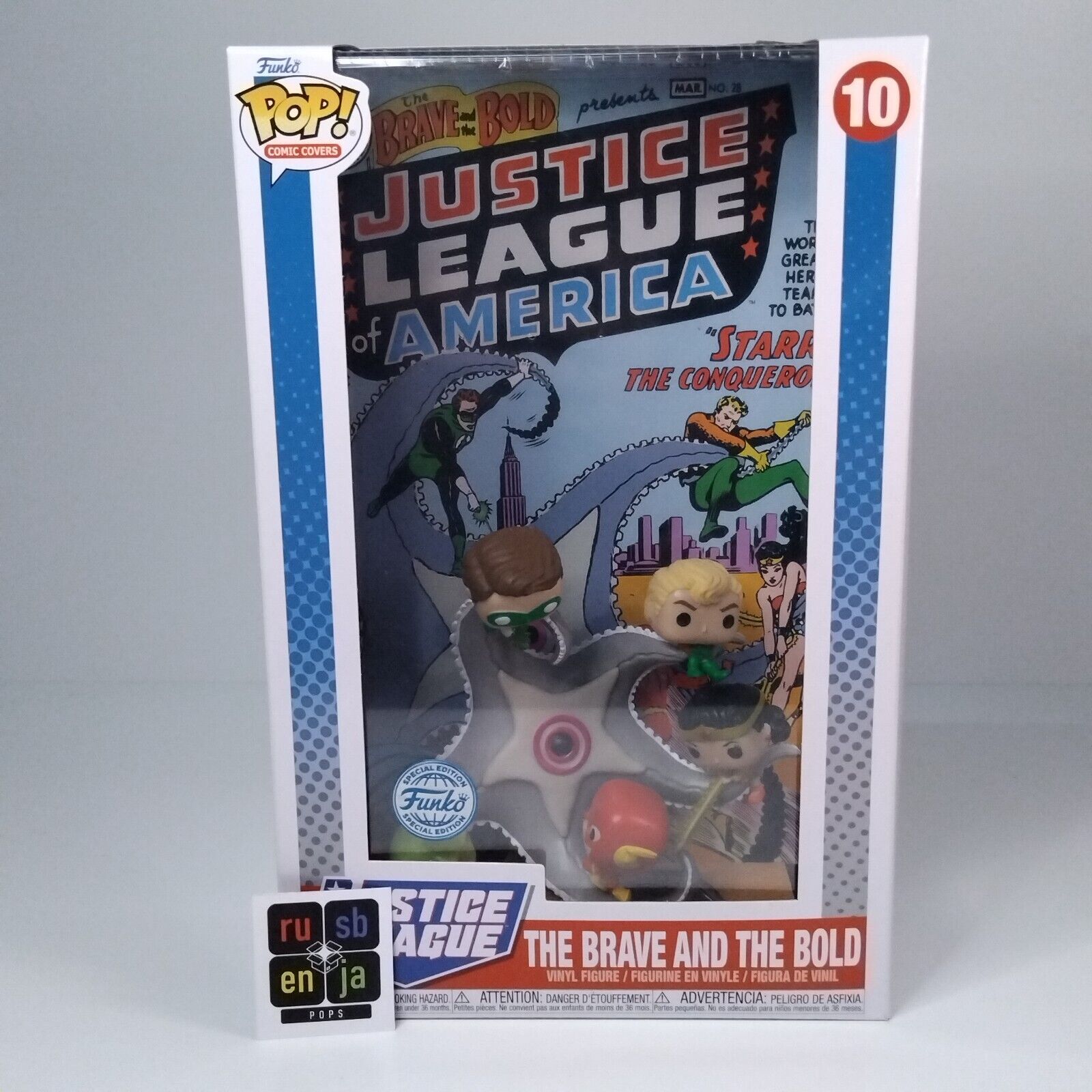 Funko Pop! DC Heroes Comic Covers The Brave and the Bold Justice League #10