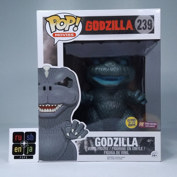 Funko Pop! Movies Godzilla Glow PX Previews Exclusive #239