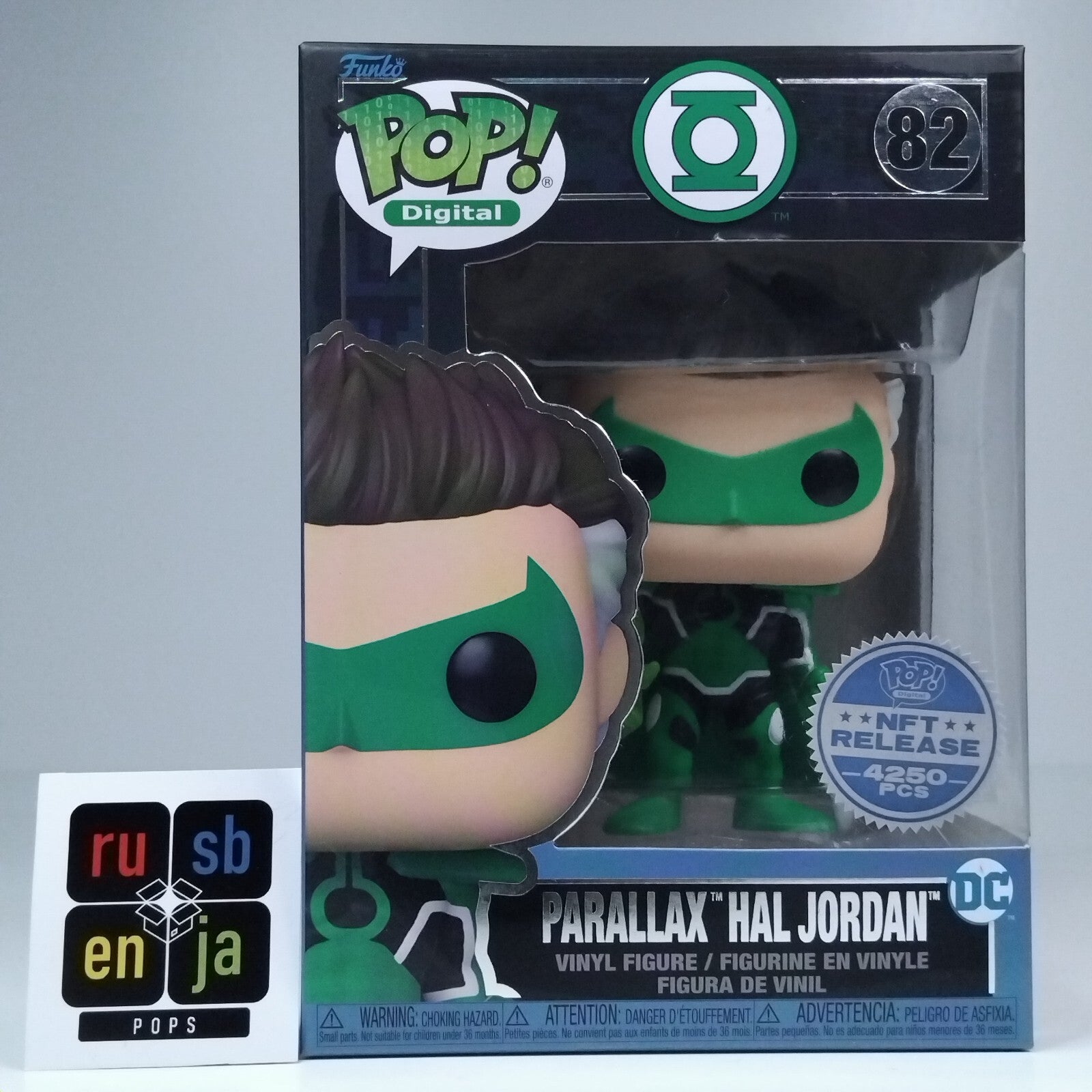 Funko Pop! Digital DC Heroes Green Lantern Parallax Hal Jordan 4,250 Pcs #82