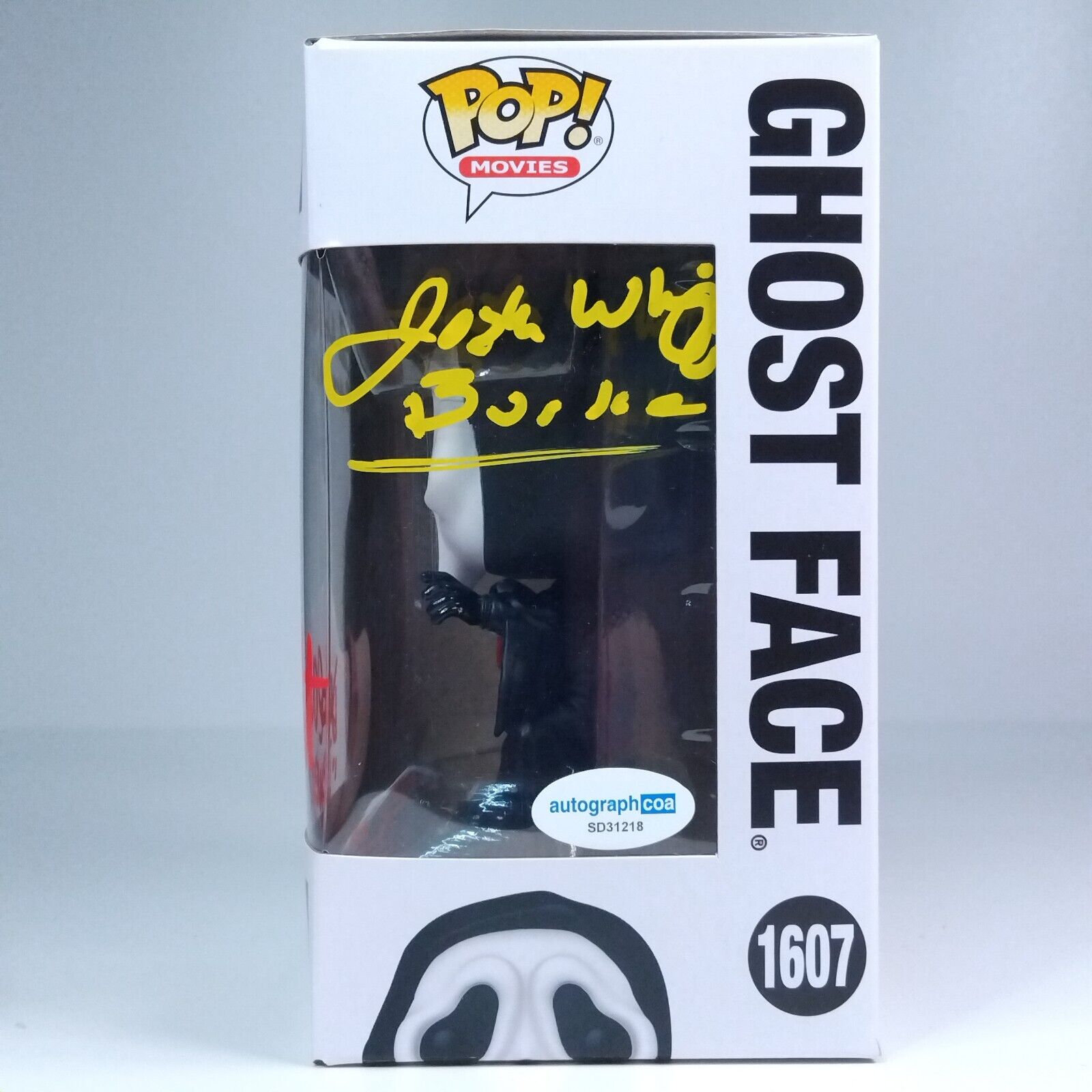 Funko Pop! Ghost Face 3x Signed Joseph Whipp Lee Waddell David Arquette #1607 WS