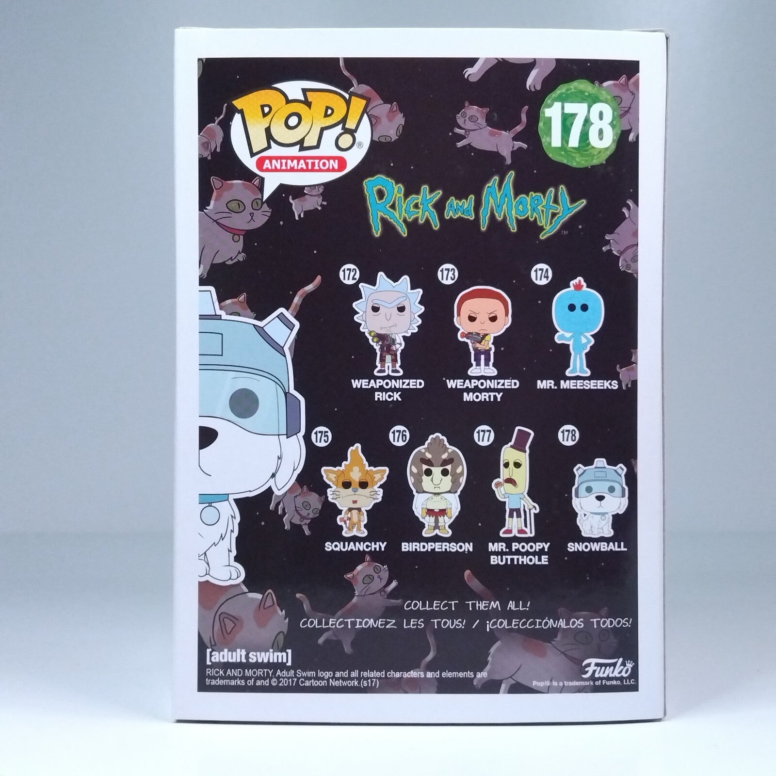 Funko Pop! Animation Rick and Morty - Snowball Flocked LA Comic Con #178