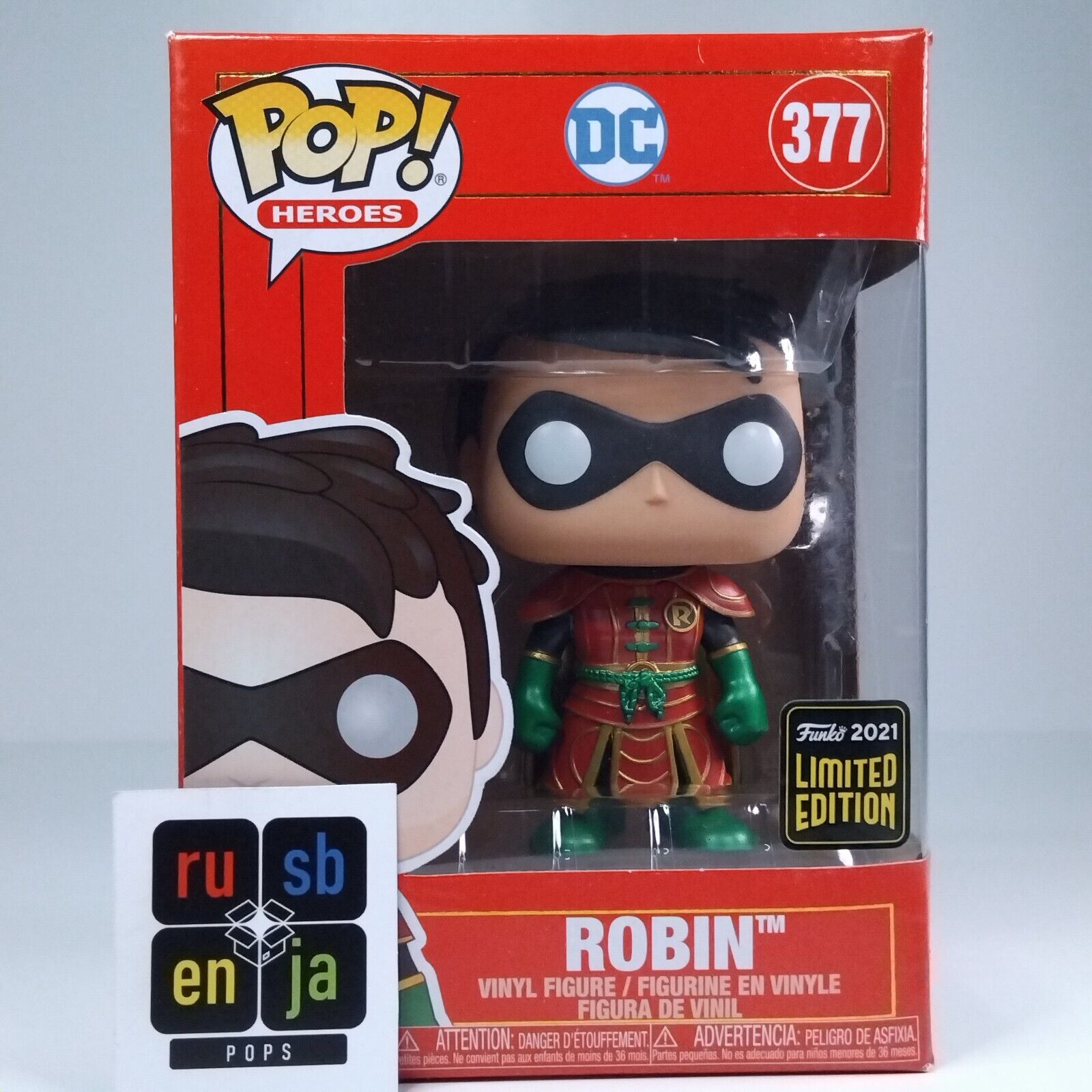 Funko Pop! DC Heroes Imperial Palace Robin Metallic Limited Edition #377