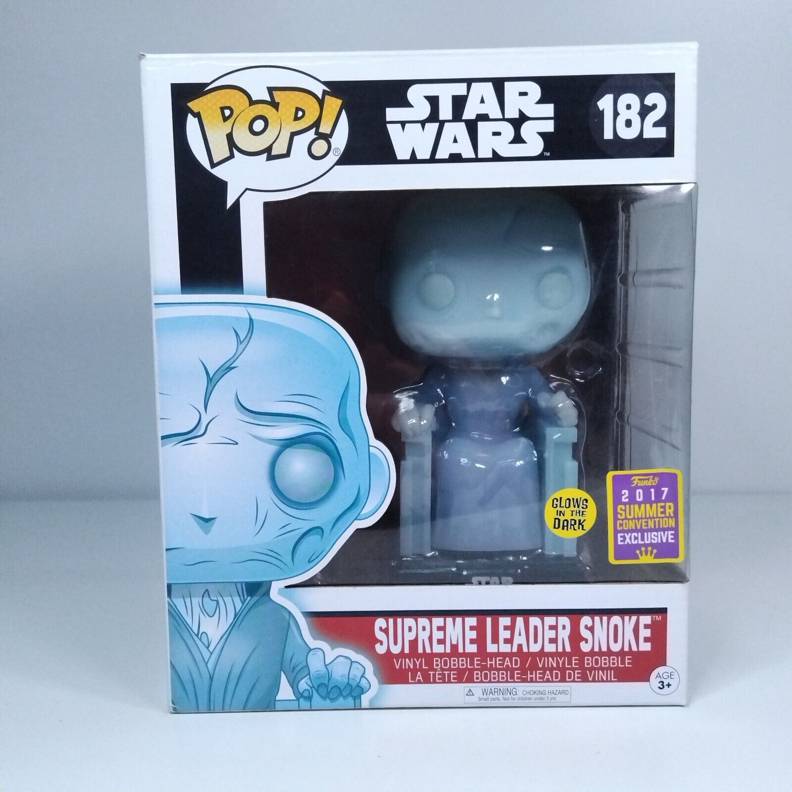 Funko Pop! Star Wars Supreme Leader Snoke Glows Exclusive #182