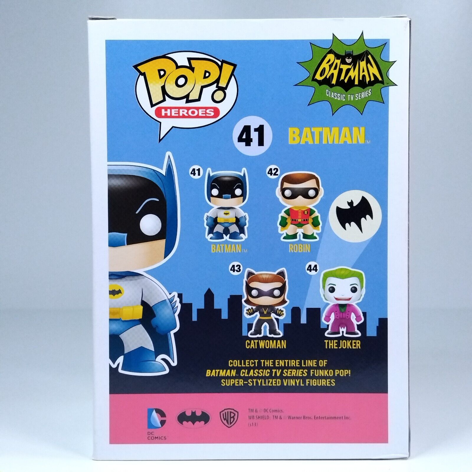 Funko Pop! DC Heroes Batman Classic TV Series Metallic Alamo City Exclusive #41