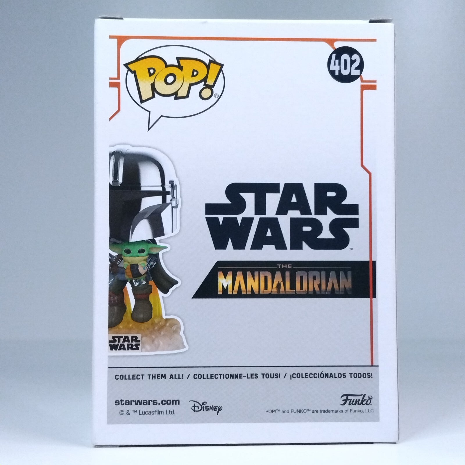 Funko Pop! Star Wars The Mandalorian with Grogu & Pin Amazon Exclusive #402