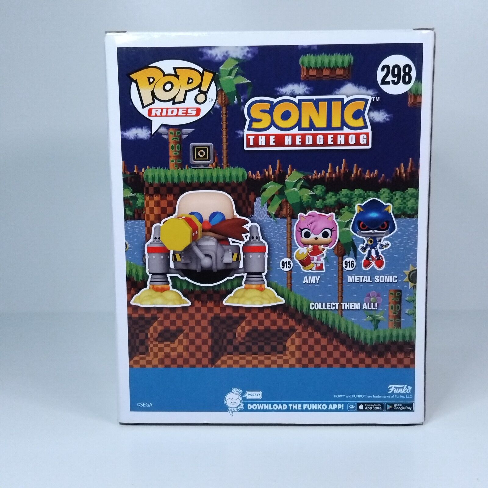 Funko Pop! Games Rides Sonic the Hedgehog 6" Inch Dr. Eggman #298