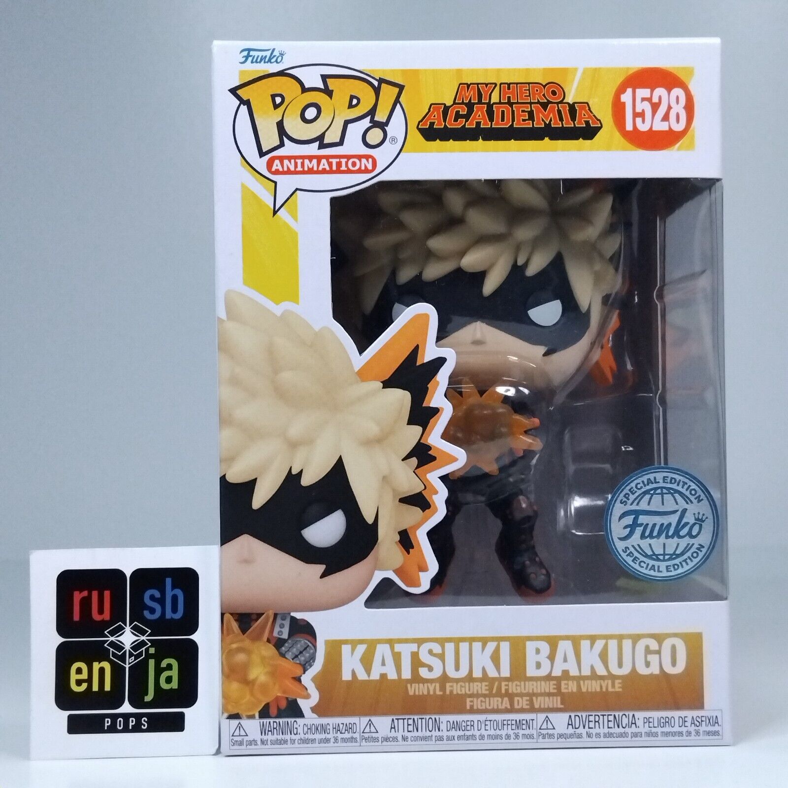 Funko Pop! Anime MHA My Hero Academia Katsuki Bakugo Special Edition #1528